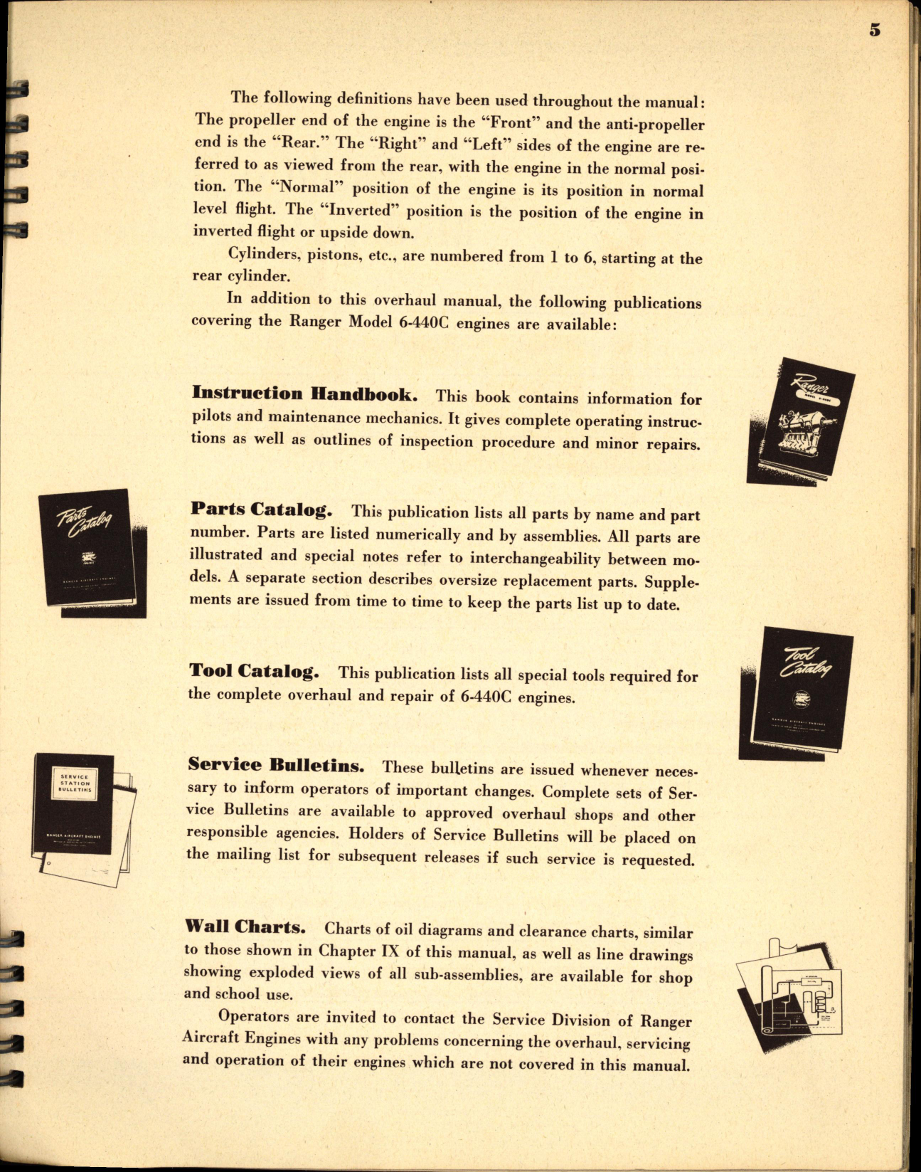 Sample page 7 from AirCorps Library document: Ranger Overhaul Manual for 6-440C