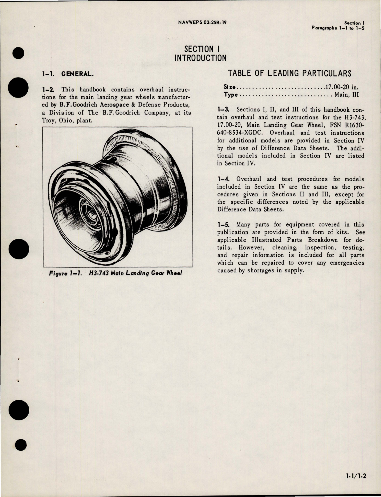 Sample page 5 from AirCorps Library document: Overhaul Instructions for Main Landing Gear Wheels 
