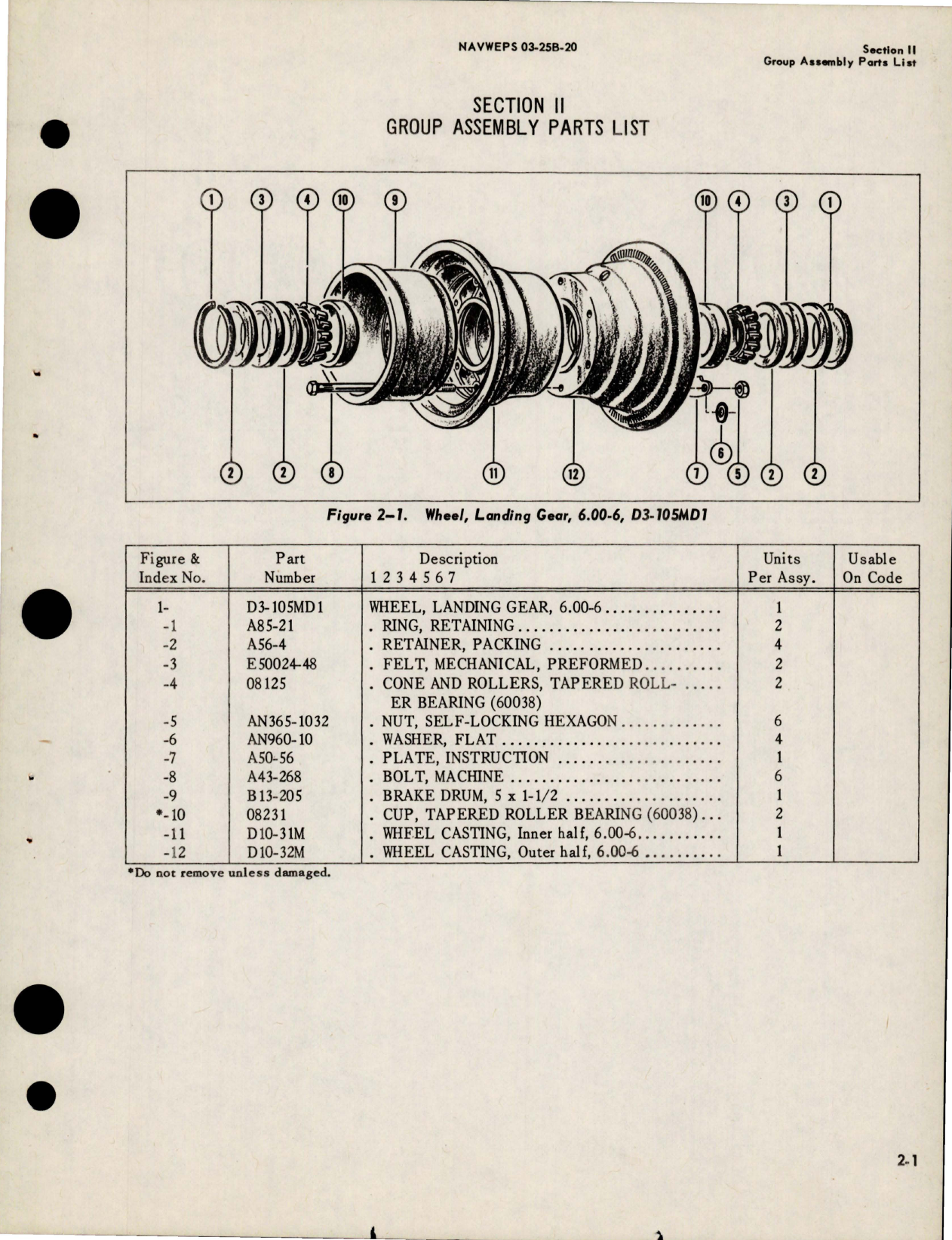 Sample page 9 from AirCorps Library document: Illustrated Parts Breakdown for Main Landing Gear Wheels 