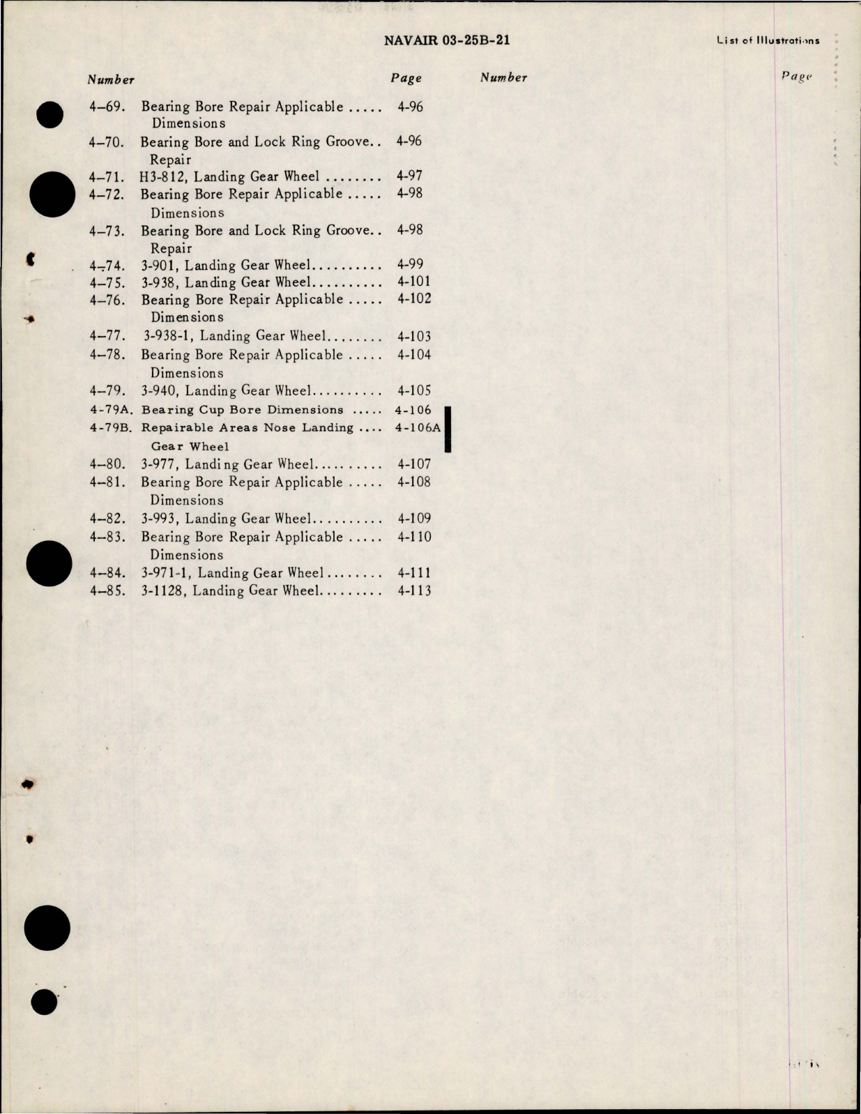 Sample page 5 from AirCorps Library document: Overhaul Instructions for Auxiliary Landing Gear Wheels 