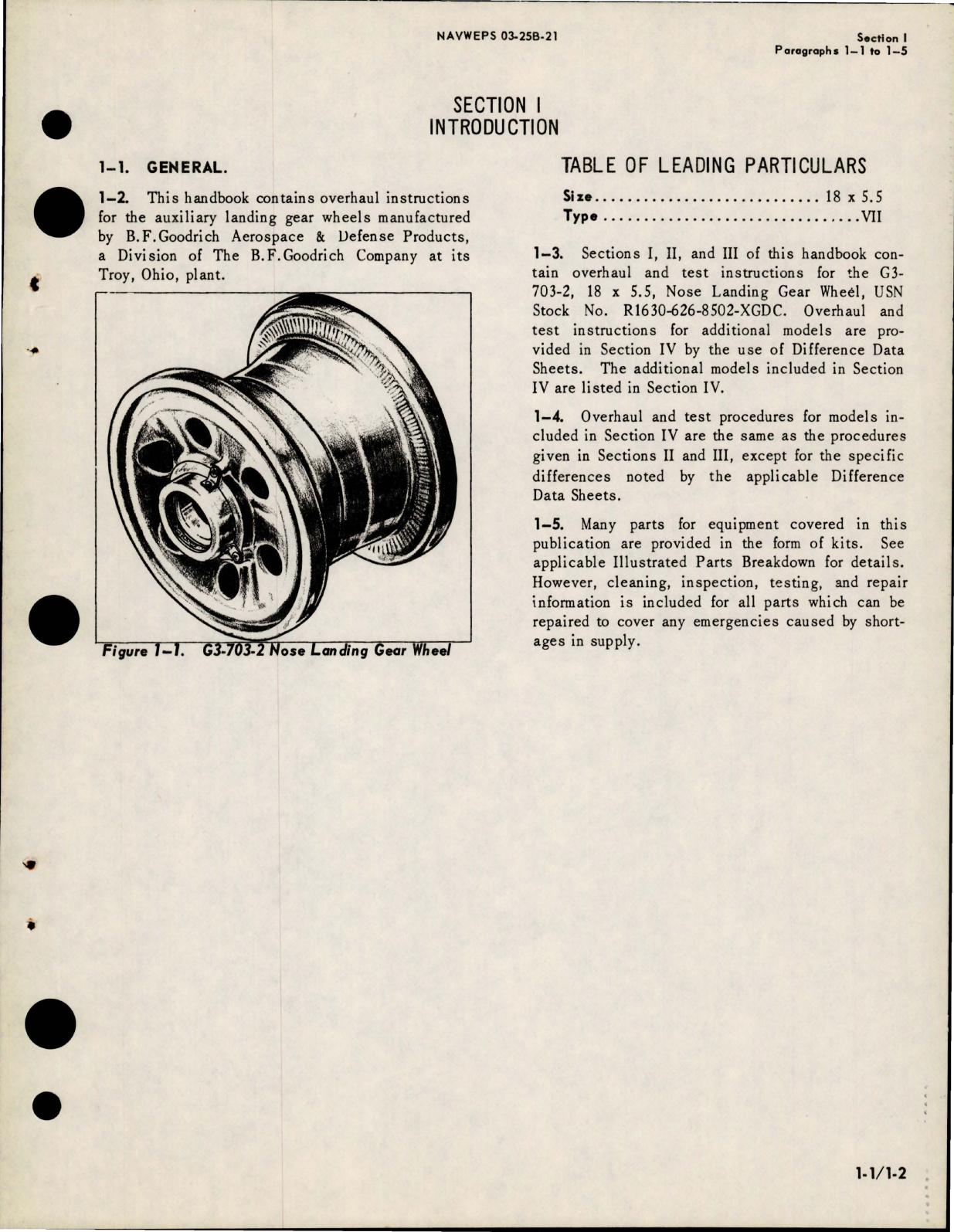 Sample page 7 from AirCorps Library document: Overhaul Instructions for Auxiliary Landing Gear Wheels 