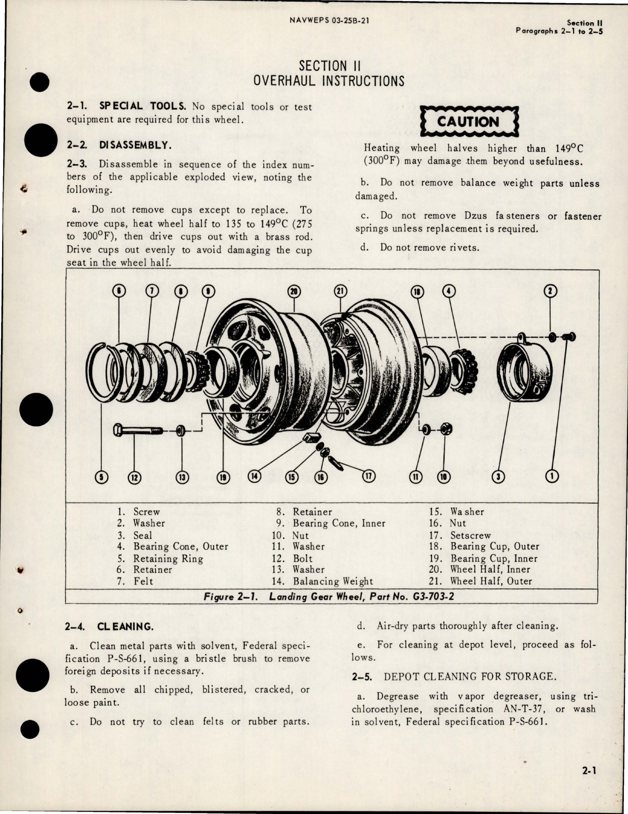 Sample page 9 from AirCorps Library document: Overhaul Instructions for Auxiliary Landing Gear Wheels 