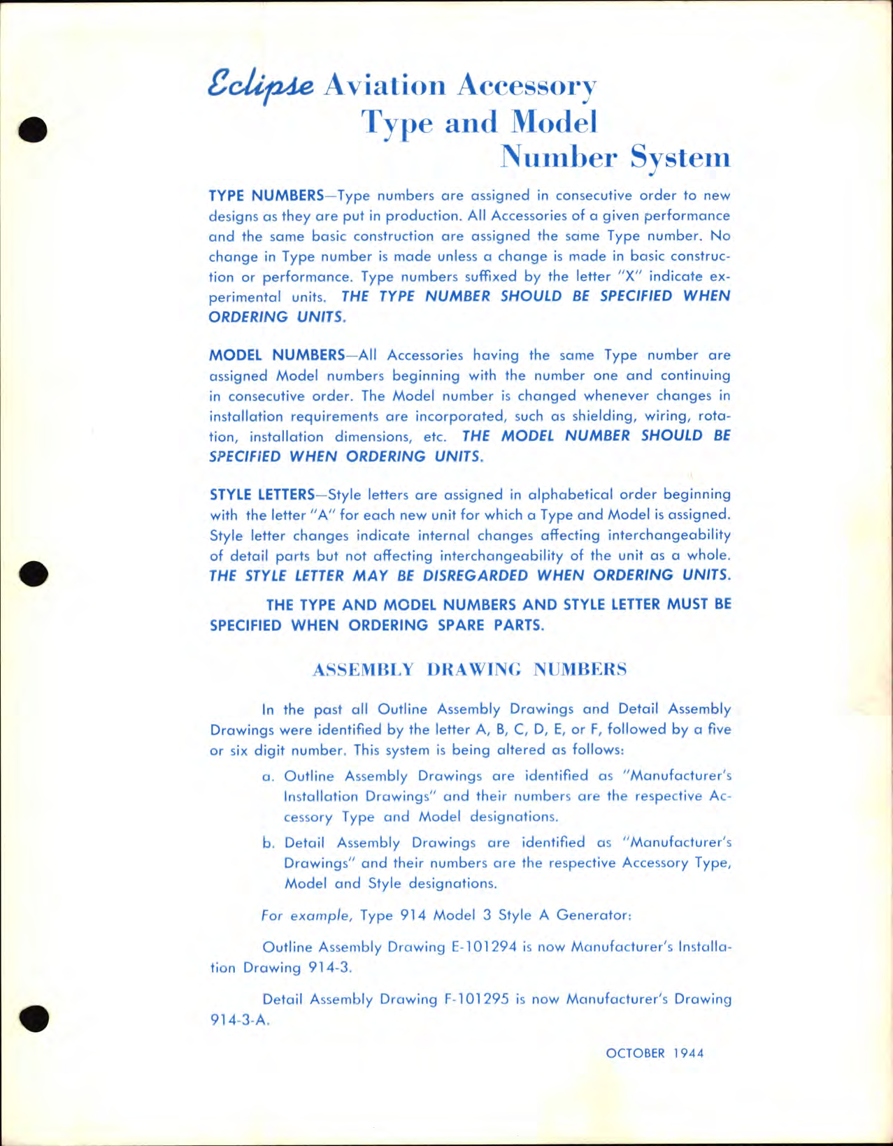 Sample page 8 from AirCorps Library document: Aviation Accessory Specification Catalog