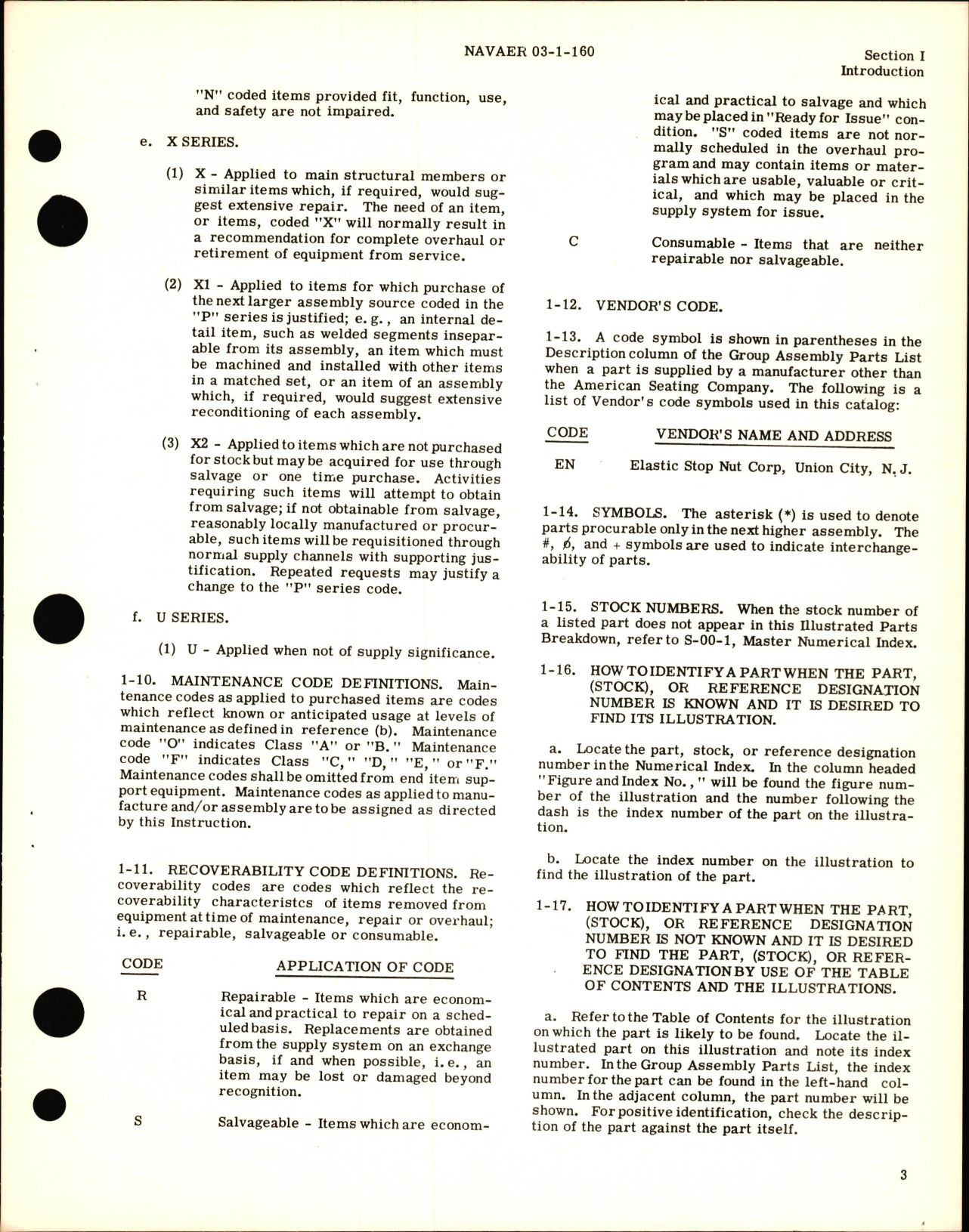 Sample page 5 from AirCorps Library document: Illustrated Parts Breakdown for Uni-Directional Inertia Reel Assembly Model 11