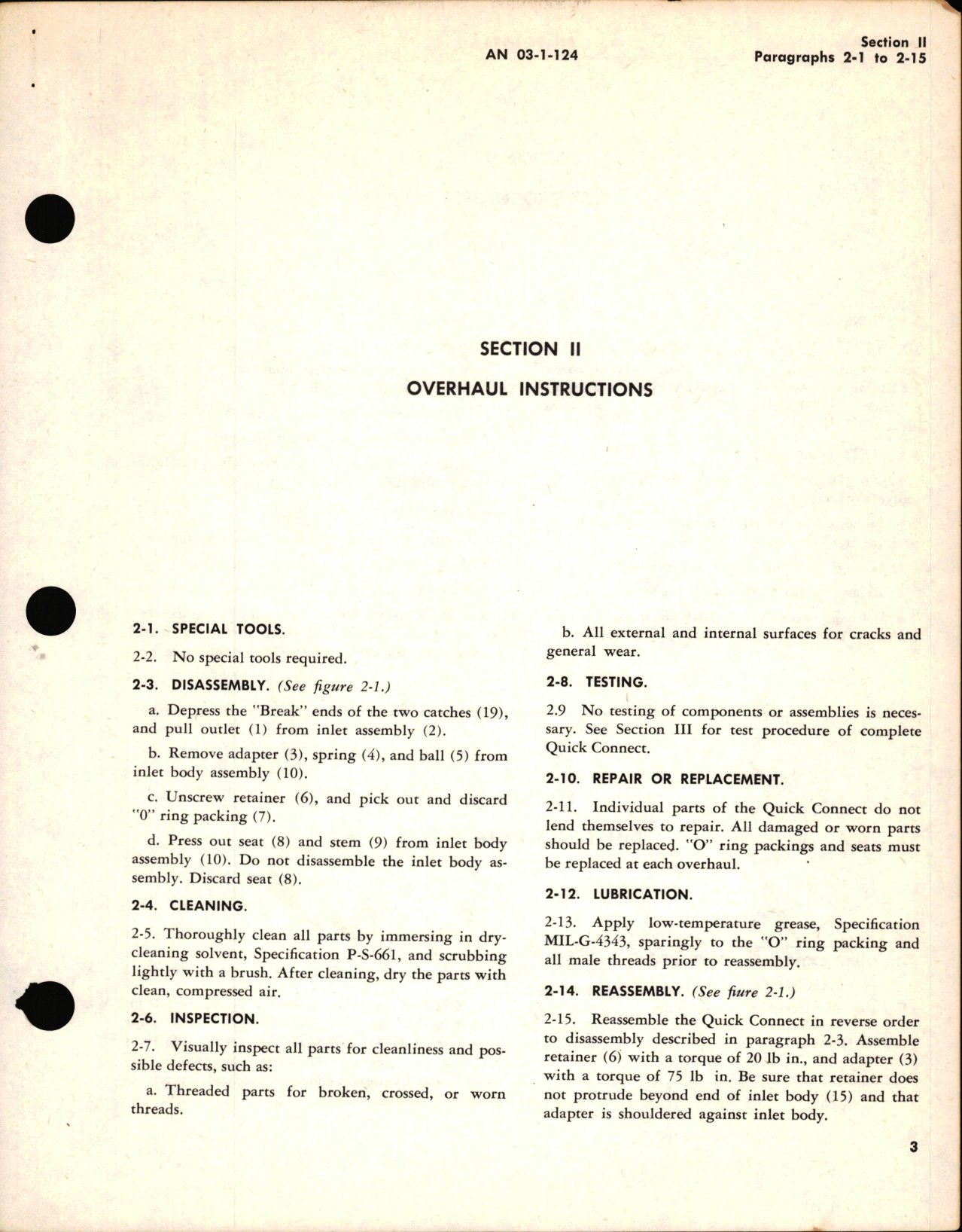 Sample page 5 from AirCorps Library document: Overhaul Instructions for Quick Connects Part Nos 80314, 840297, 840341, 840346, 840357, 840430