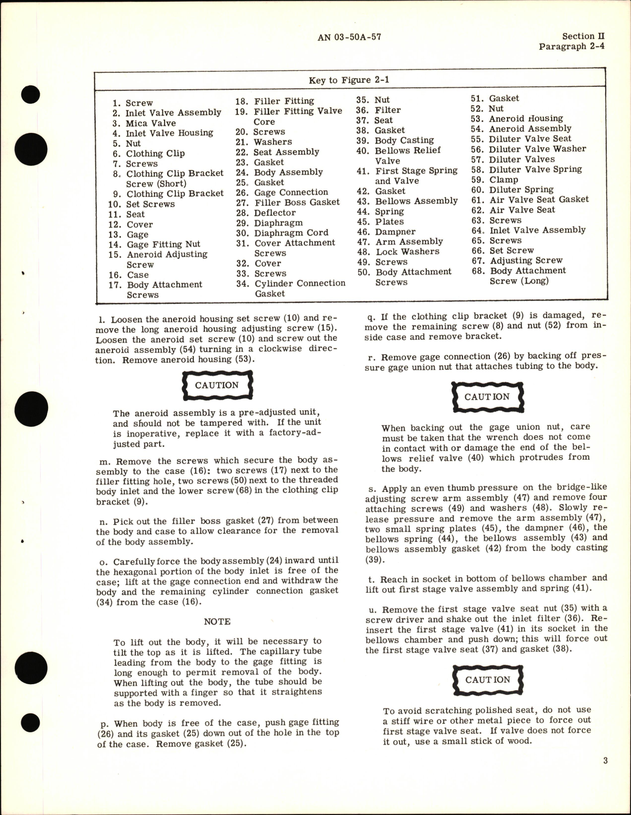 Sample page 7 from AirCorps Library document: Overhaul Instructions for Type A-15 Portable Diluter Demand Oxygen Regulator AD-1876