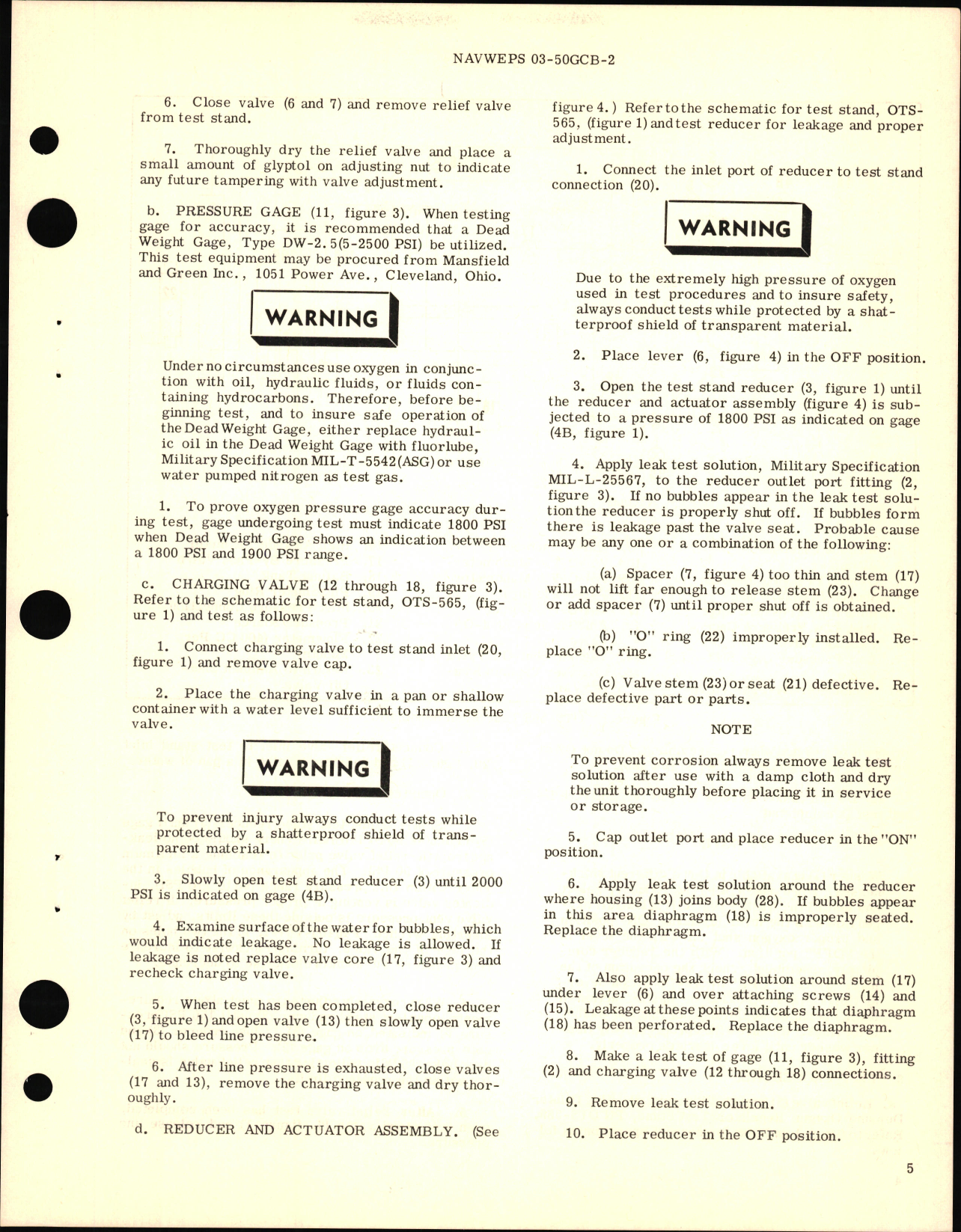 Sample page 7 from AirCorps Library document: Overhaul Instructions with Parts Breakdown for Emergency Oxygen System
