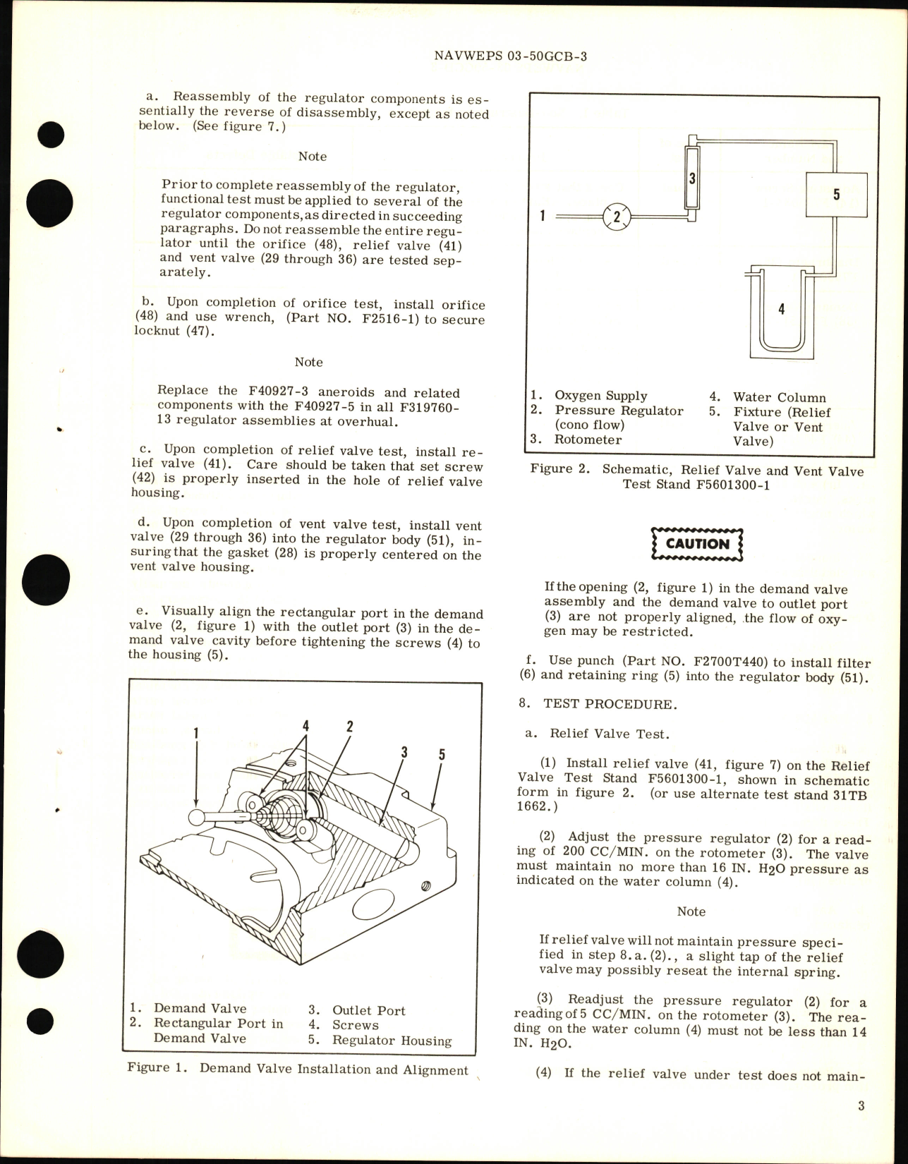 Sample page 5 from AirCorps Library document: Overhaul Instructions with Parts Breakdown for Automatic Pressure Breathing Regulator