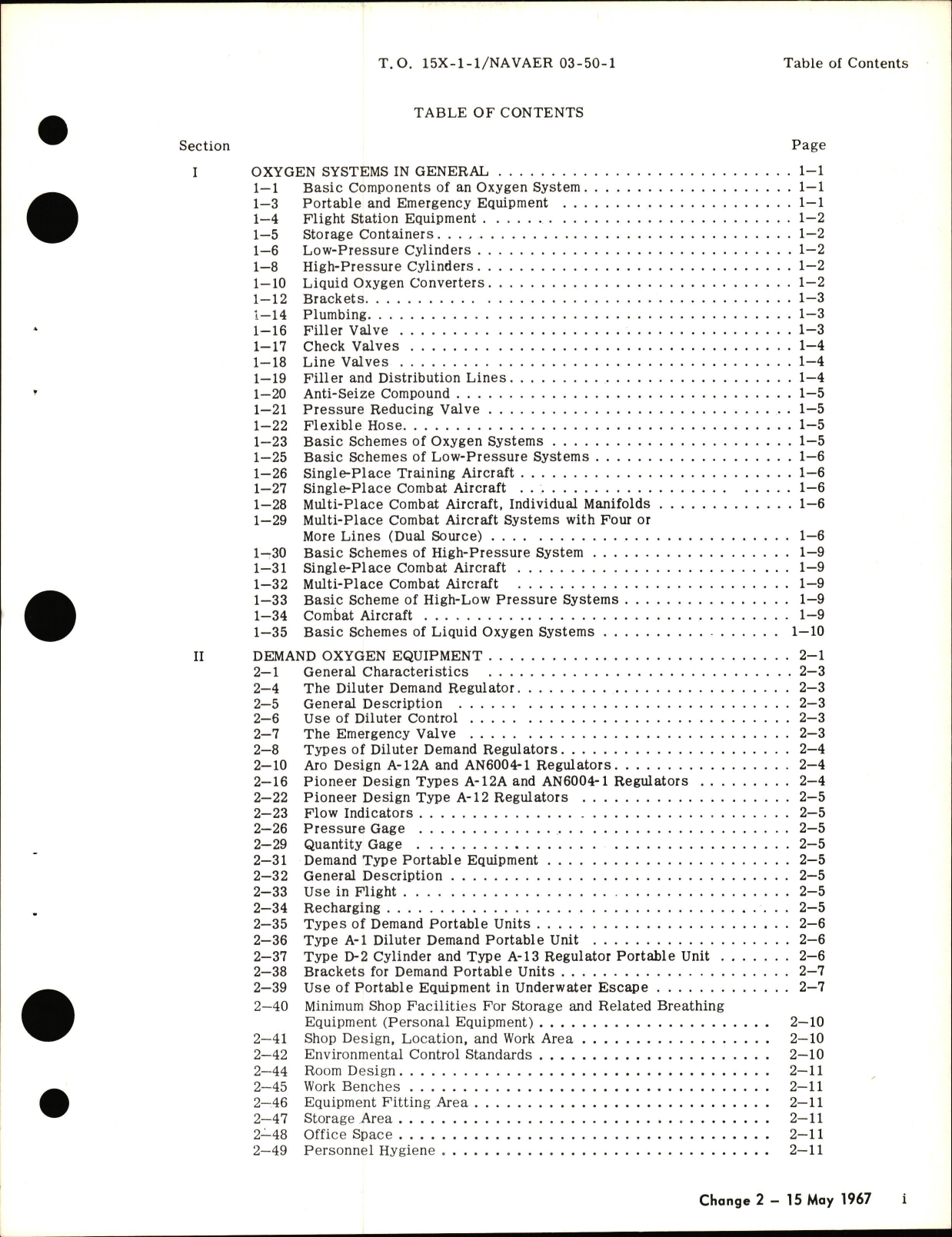 Sample page 5 from AirCorps Library document: Maintenance Instructions for Oxygen Equipment