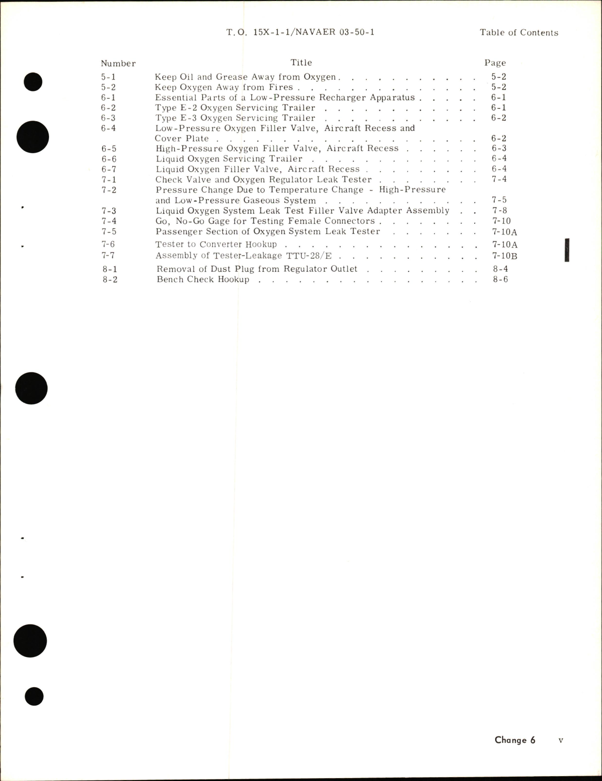 Sample page 9 from AirCorps Library document: Maintenance Instructions for Oxygen Equipment