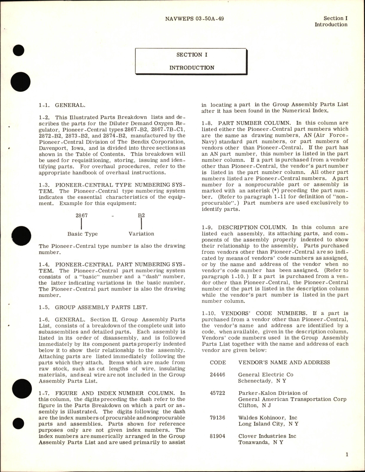 Sample page 5 from AirCorps Library document: Illustrated Parts Breakdown for Diluter Demand Oxygen Regulator