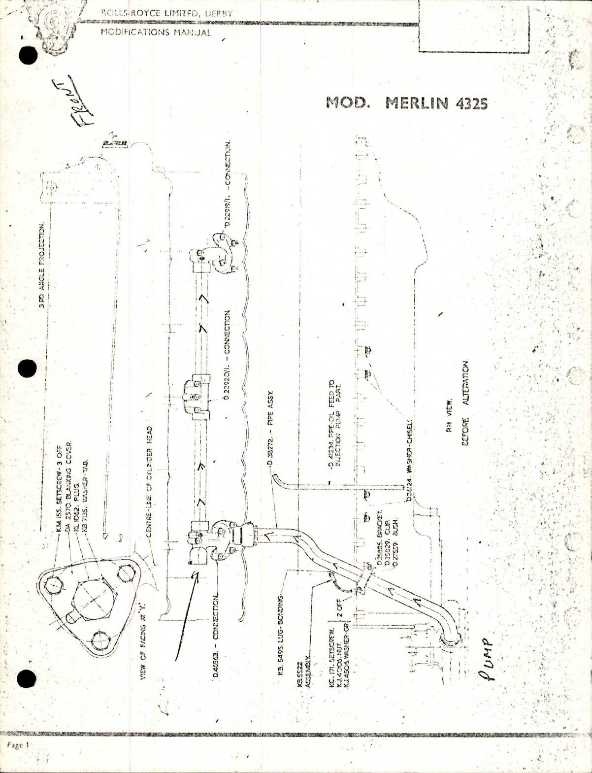 Sample page 1 from AirCorps Library document: Jet Pipe Cooling for Cylinder Head