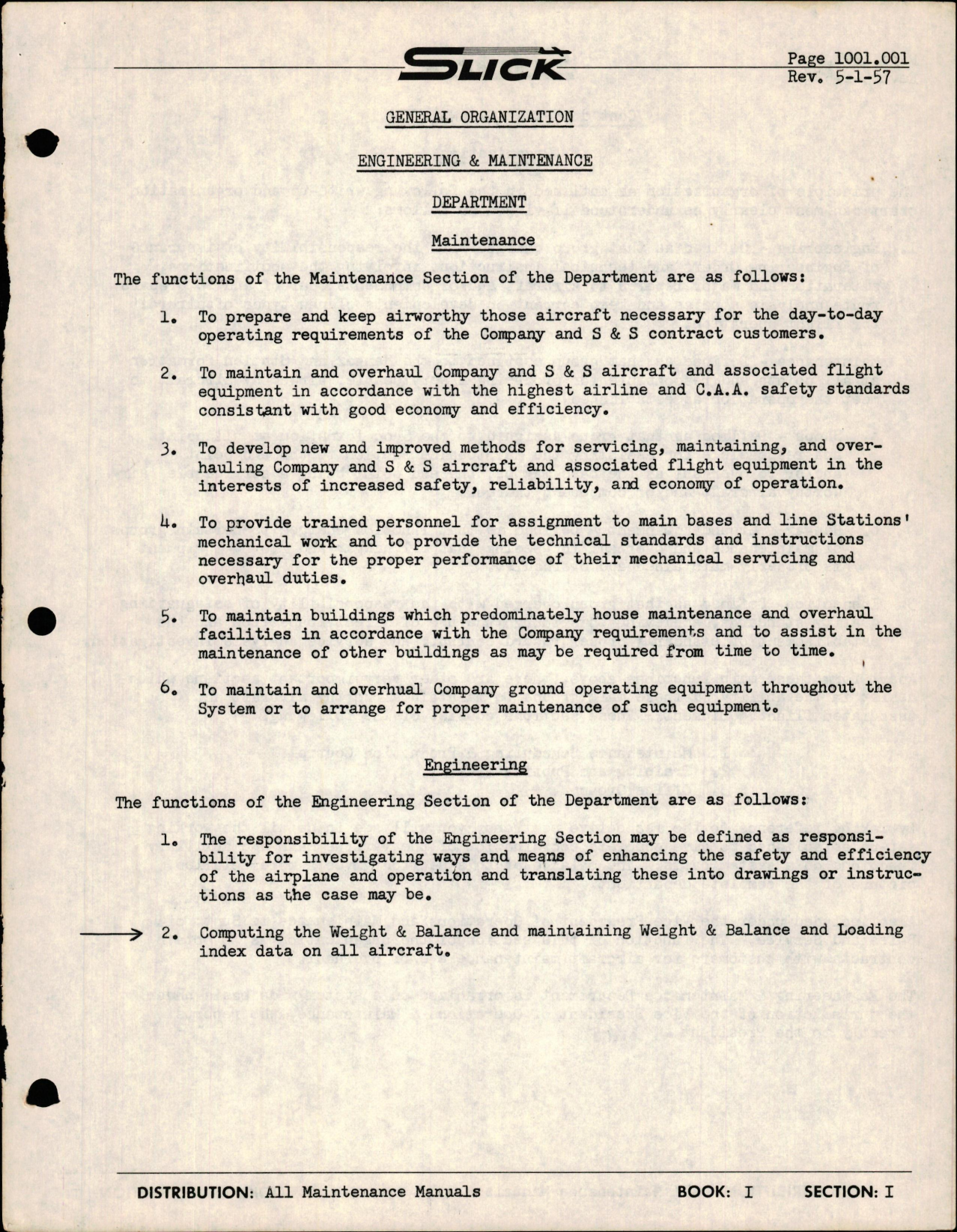 Sample page 5 from AirCorps Library document: Maintenance Manual for C-46, C-54, and DC-6