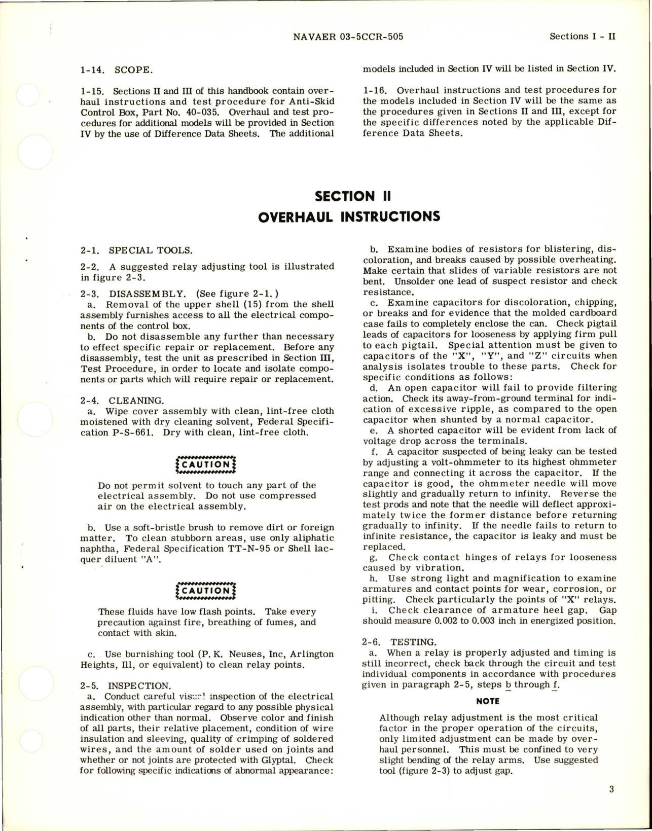 Sample page 5 from AirCorps Library document: Overhaul Instructions for Anti-Skid Control Box - Part 40-035