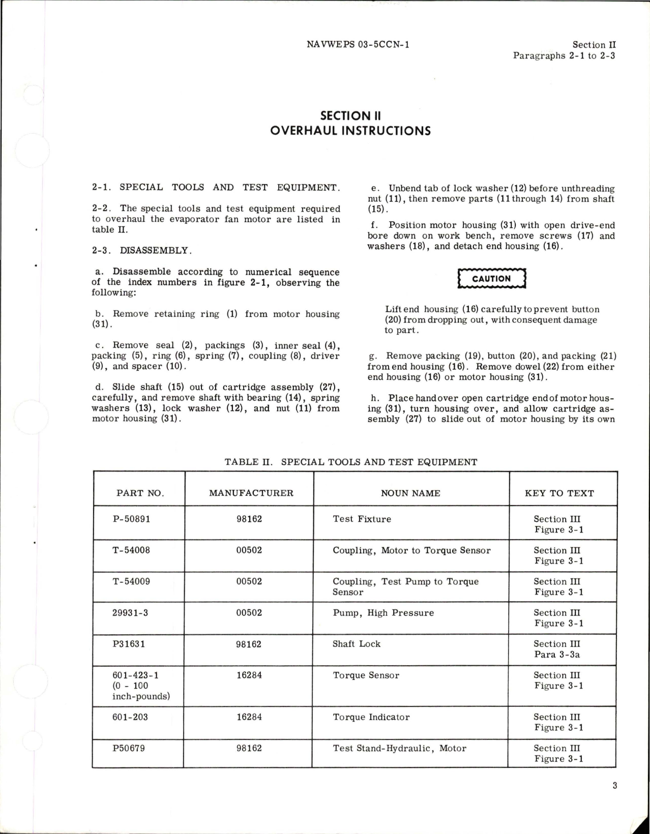 Sample page 5 from AirCorps Library document: Overhaul Instructions for Evaporator Fan Motor - Part 70341