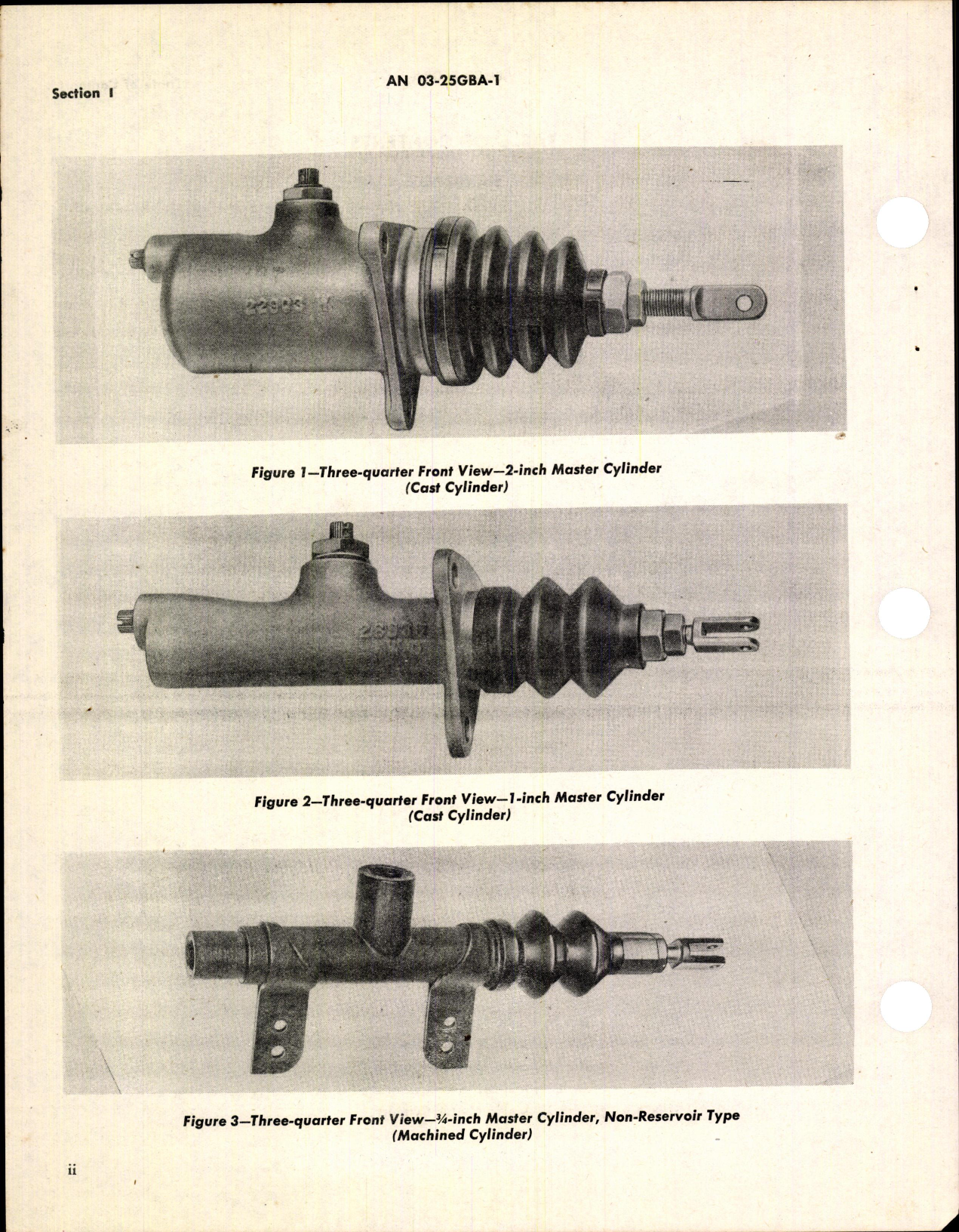Sample page 4 from AirCorps Library document: Instructions with Parts Catalog for Master Brake Cylinders