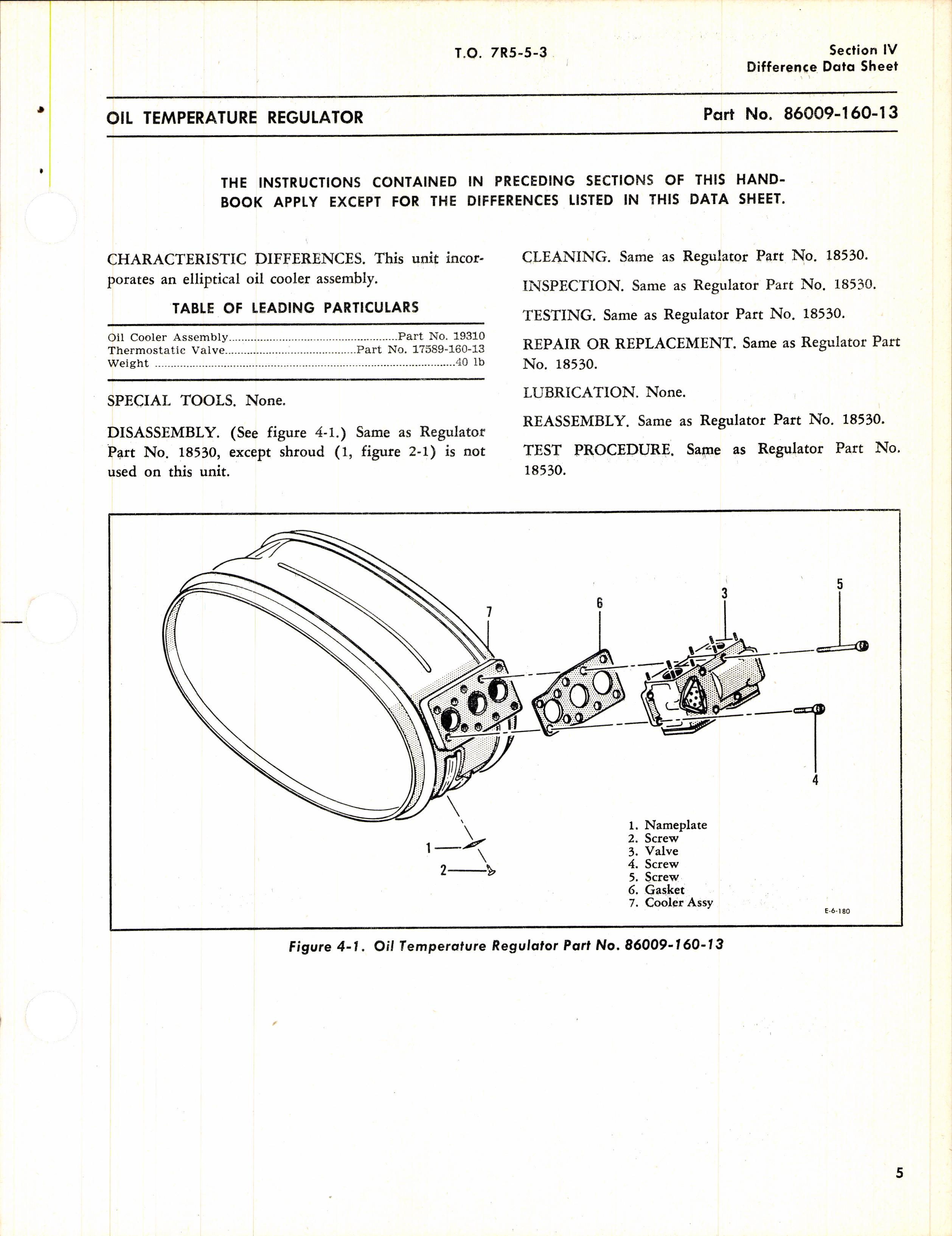 Sample page 7 from AirCorps Library document: Overhaul Instructions for Airesearch Oil Temperature Regulators 