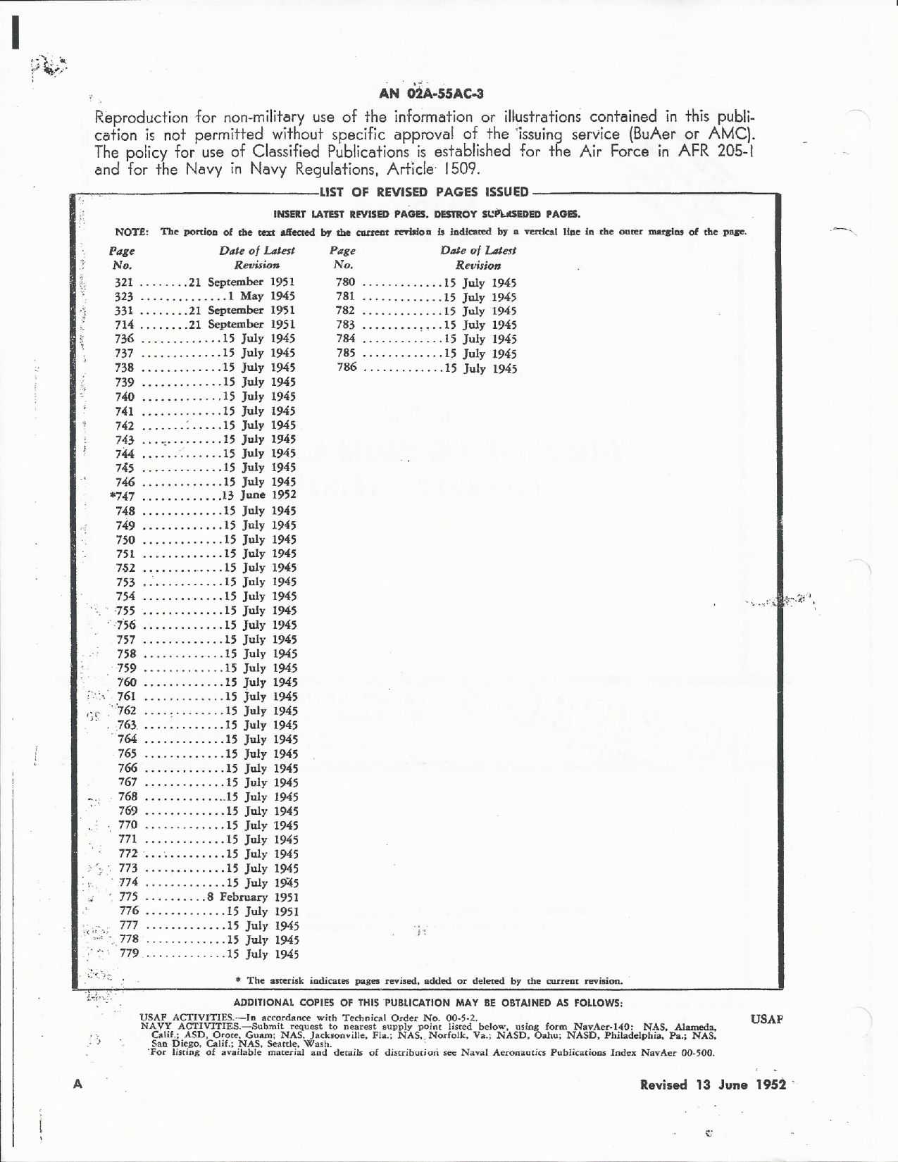 Sample page 2 from AirCorps Library document: Overhaul Instructions for Models V-1650-3, -7, and Merlin 69 & 69 Engines