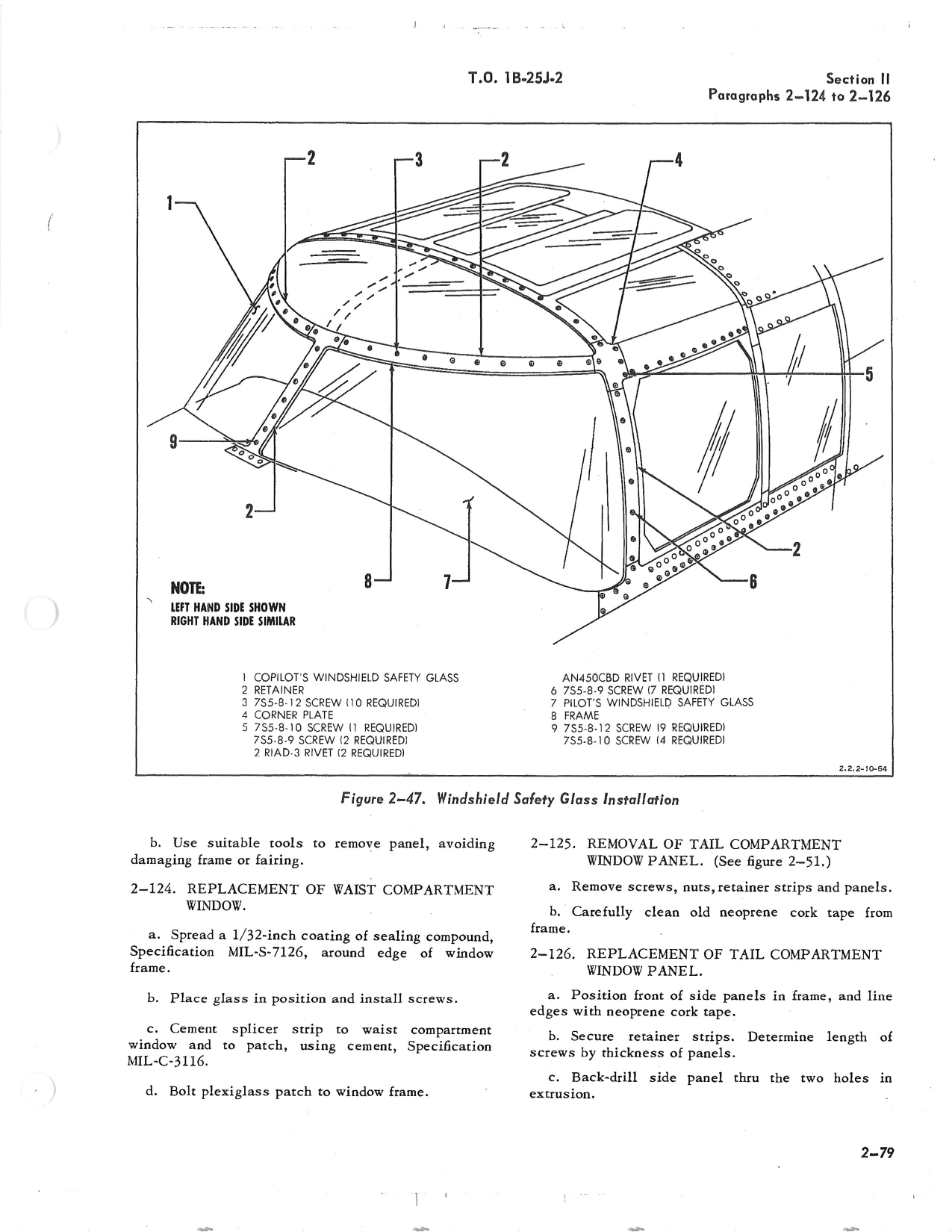 Sample page 111 from AirCorps Library document: B-25 Maintenance Instructions