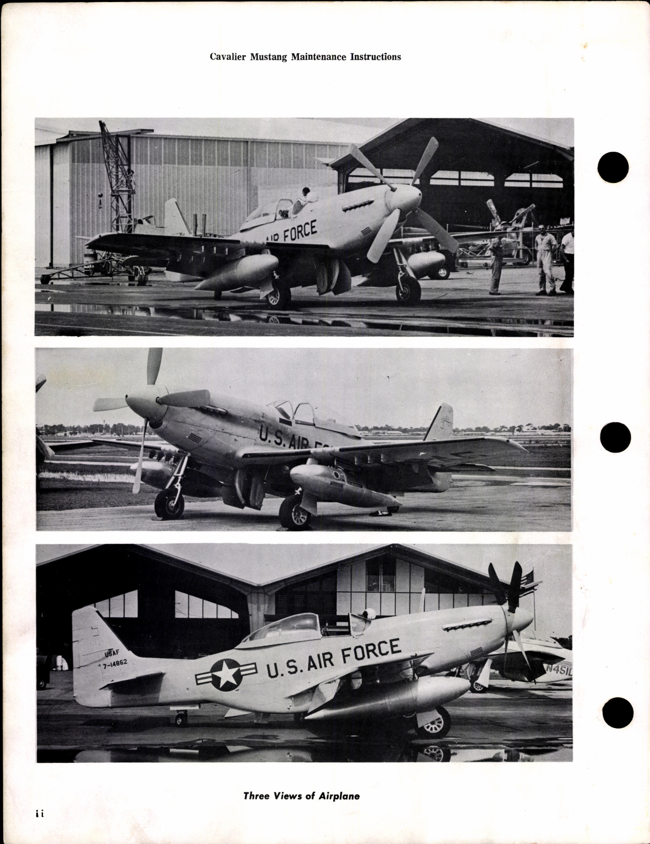 Sample page 9 from AirCorps Library document: Maintenance Instructions - Cavalier Mustang - F-51D