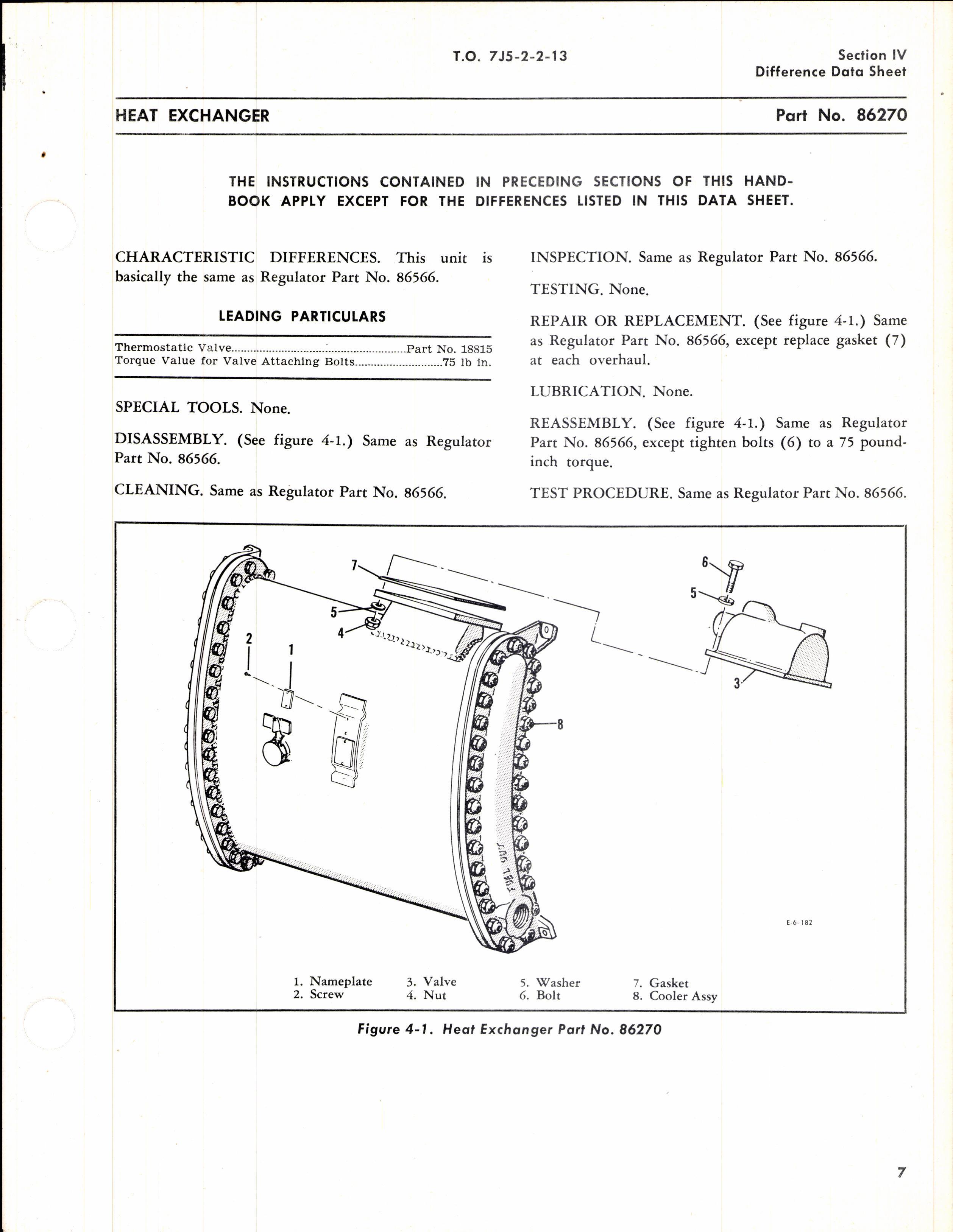 Sample page 9 from AirCorps Library document: Overhaul Instructions for Airesearch Oil Temperature Regulators & Heat Exchanger