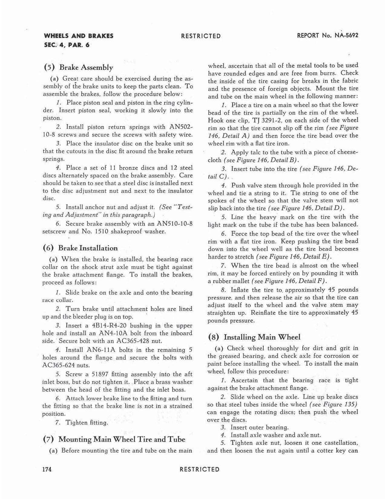 Sample page 190 from AirCorps Library document: Maintenance Manual - P-51B & P-51C