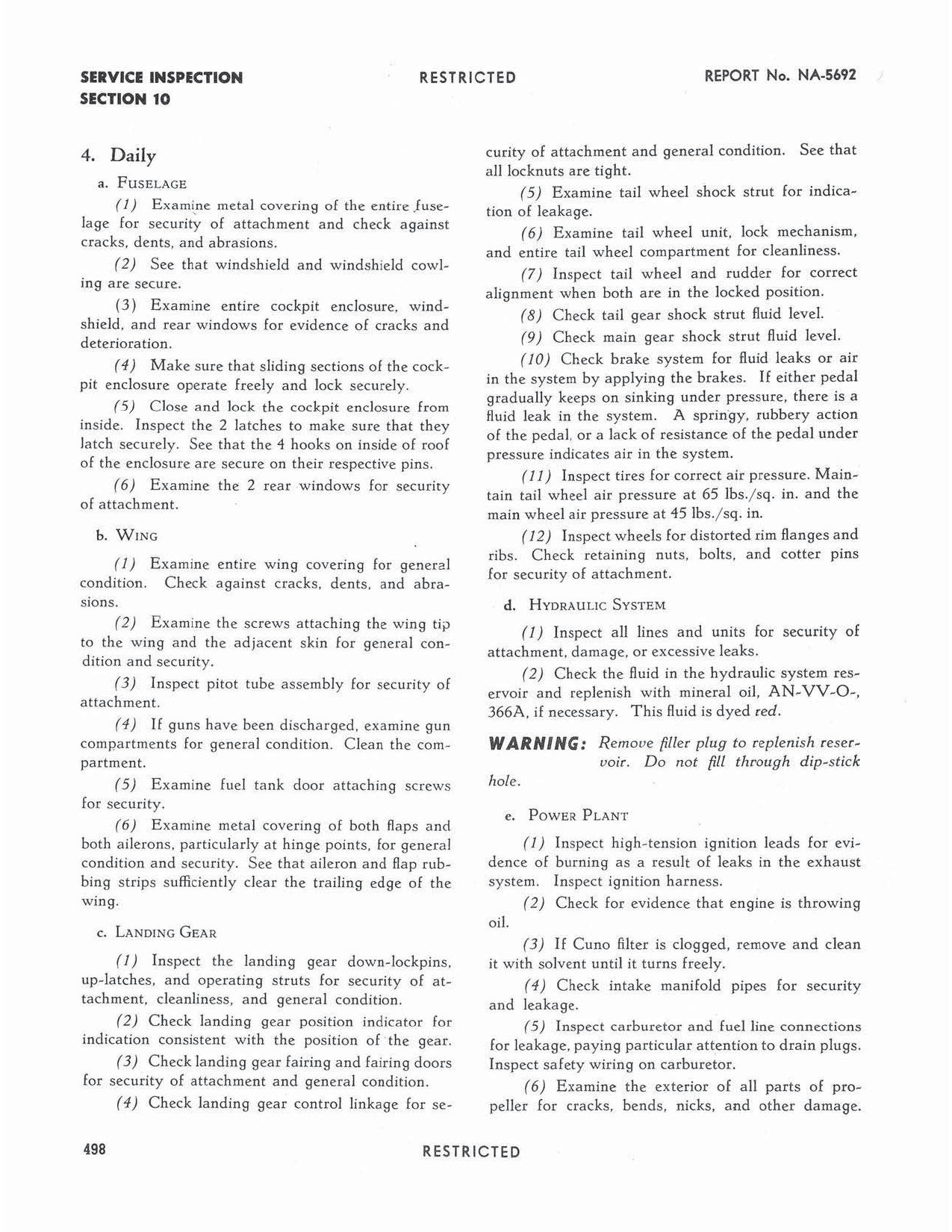 Sample page 514 from AirCorps Library document: Maintenance Manual - P-51B & P-51C