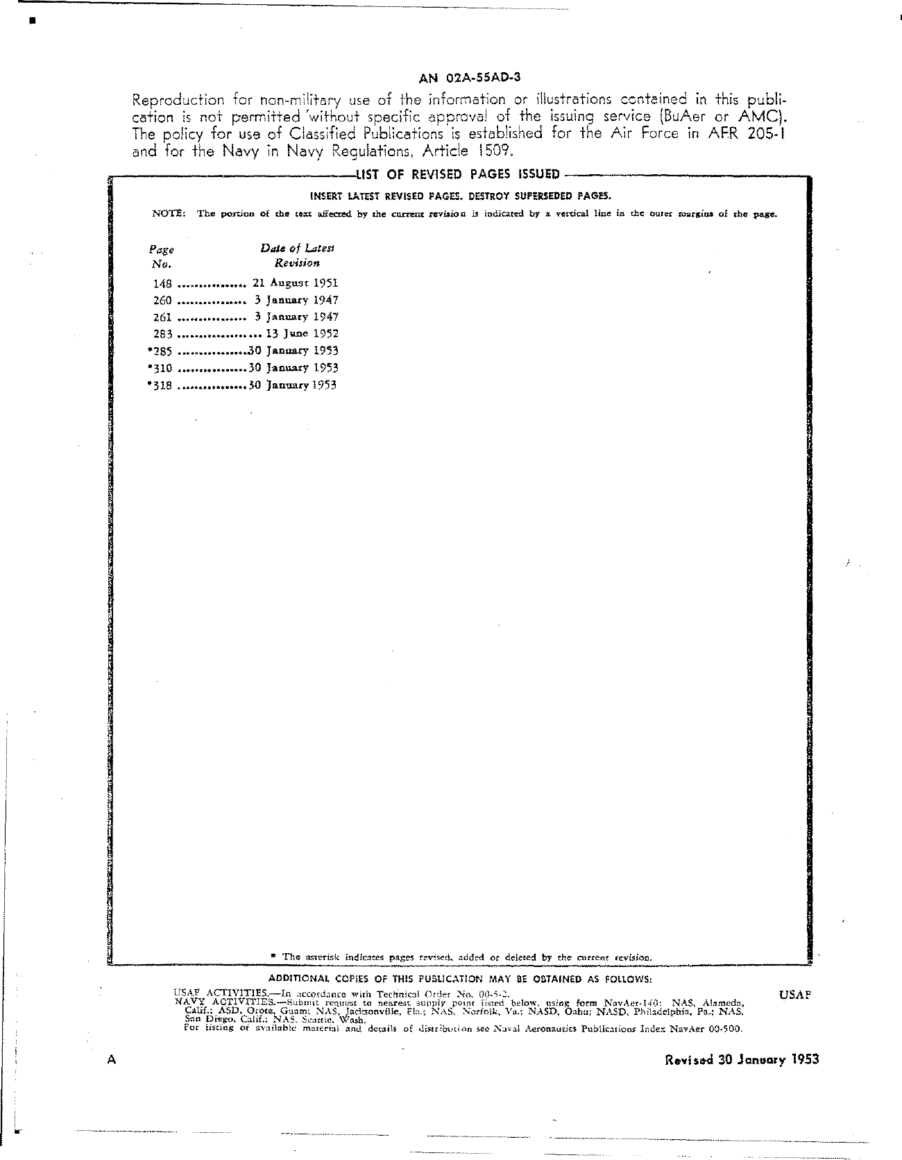 Sample page 2 from AirCorps Library document: Overhaul Instructions for Model V-1650-9 Engine