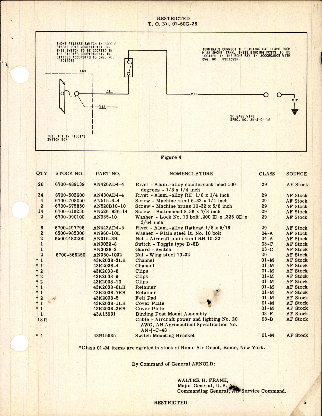 Sample page 3 from AirCorps Library document: Modification of Bomb Bay to Carry M-33 Chemical Tank for B-25