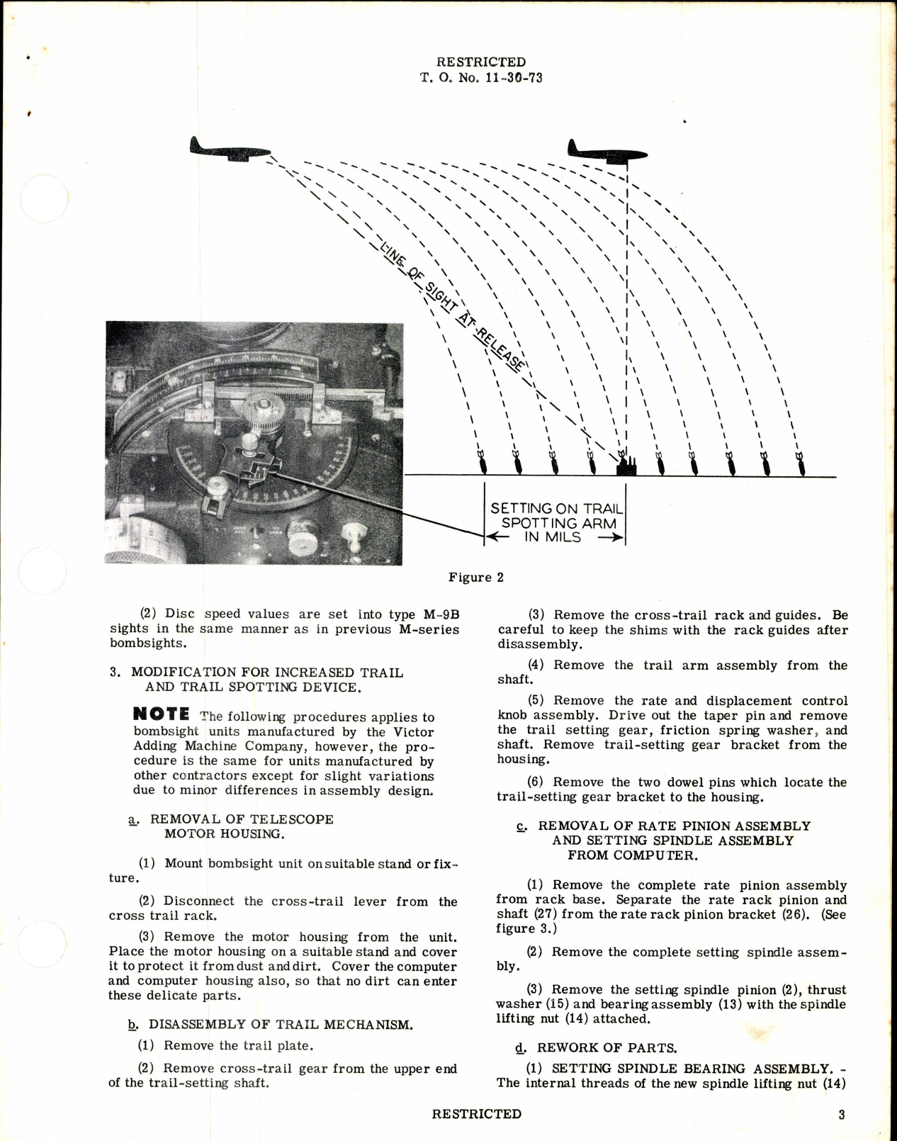 Sample page 1 from AirCorps Library document: Modification and Operation of M Series Bombsights