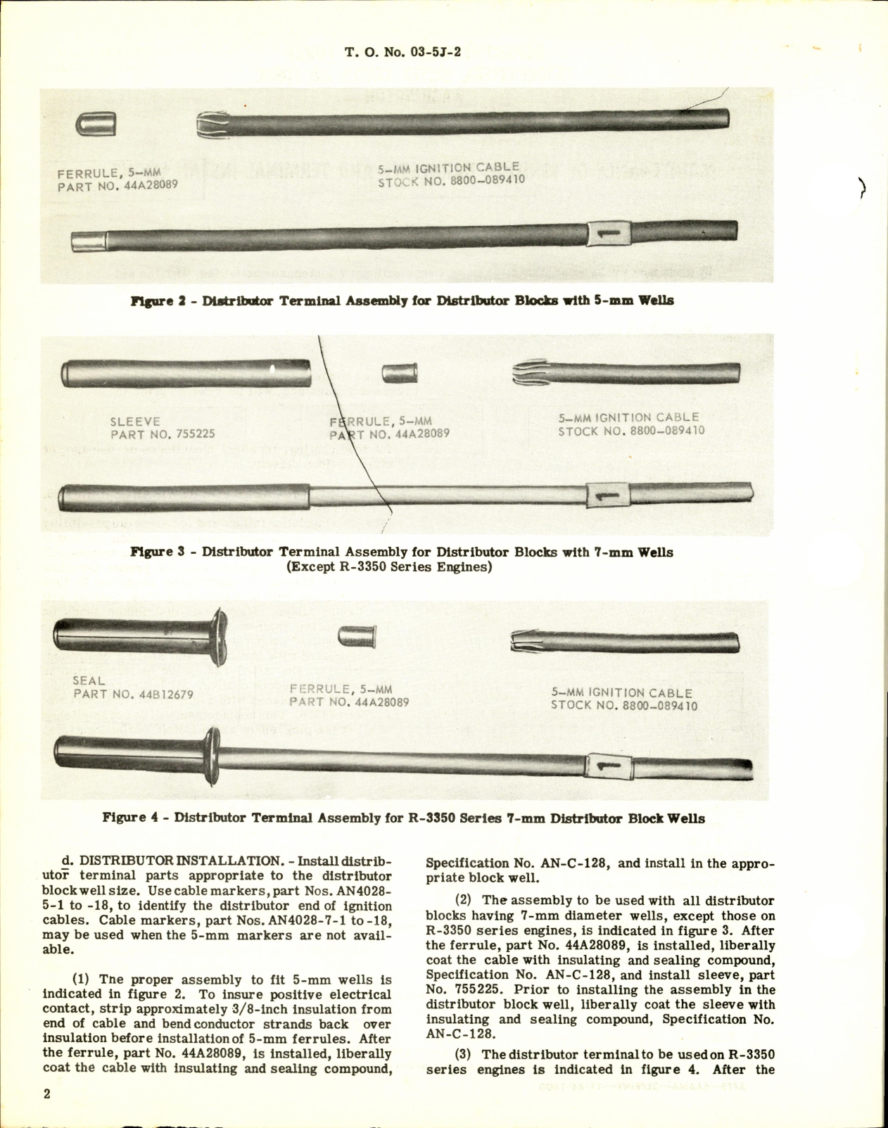 Sample page 2 from AirCorps Library document: Maintenance of Ignition Harnesses & Terminal Installations
