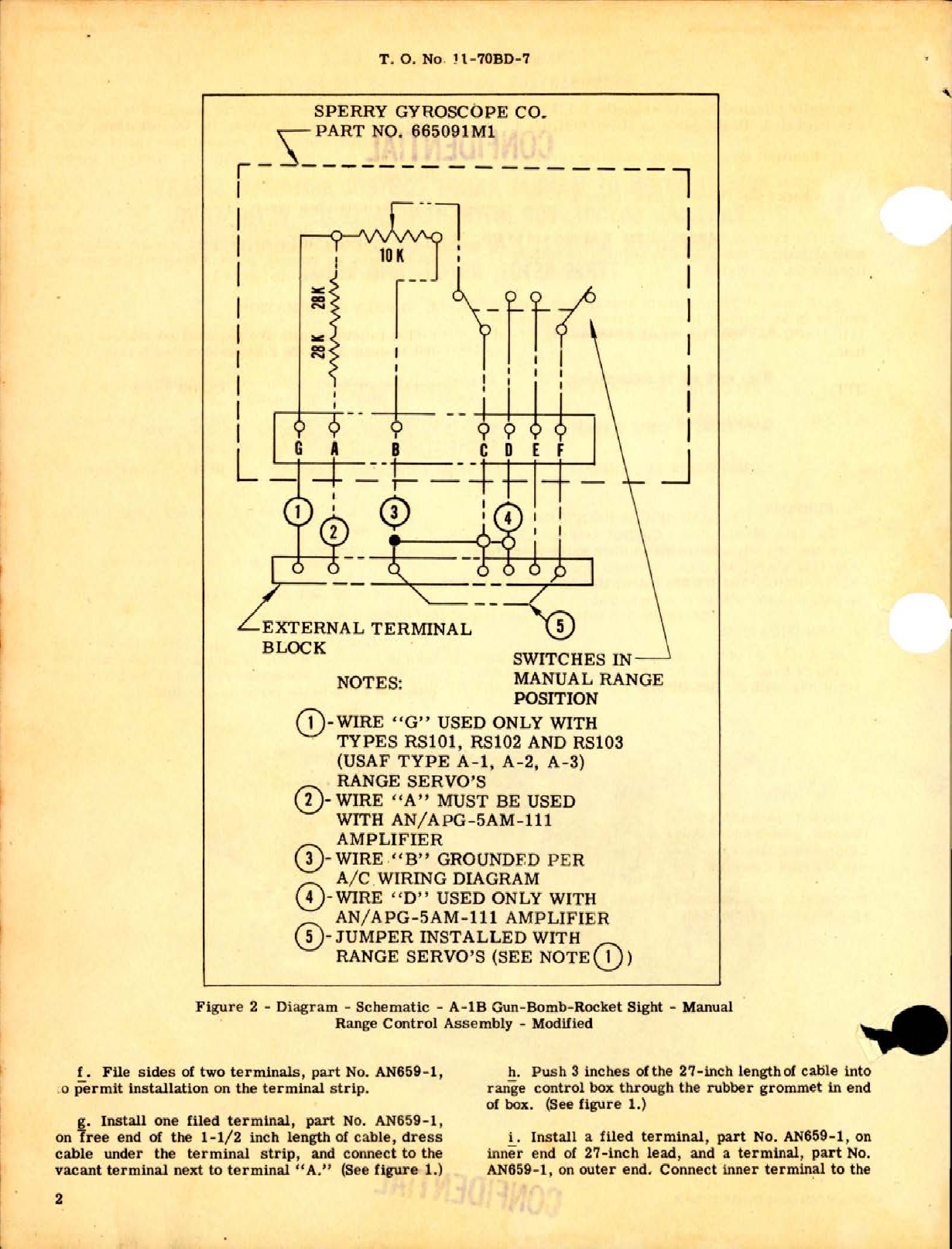 Sample page 2 from AirCorps Library document: Sperry Part No. 665091 with Servo Amplifier 