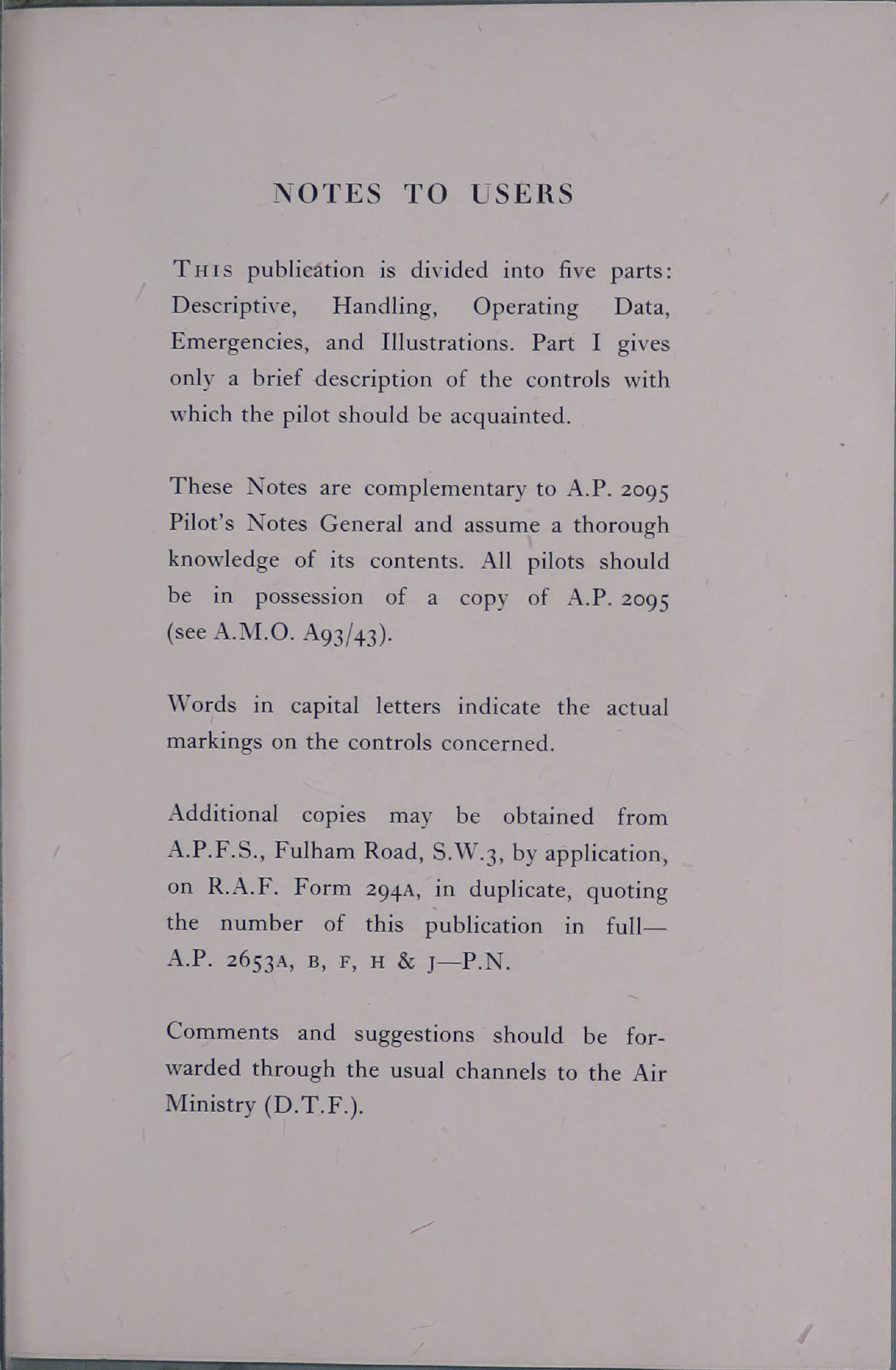 Sample page 3 from AirCorps Library document: Pilot's Notes for Mosquito Marks VII, XI, & XVI