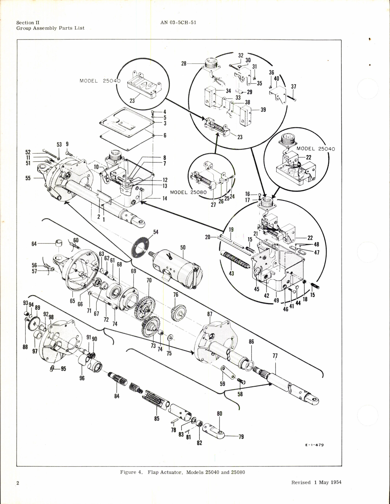Sample page 4 from AirCorps Library document: Parts Catalog for Electric Motor-Driven Actuators (Linear & Rotary Torque)