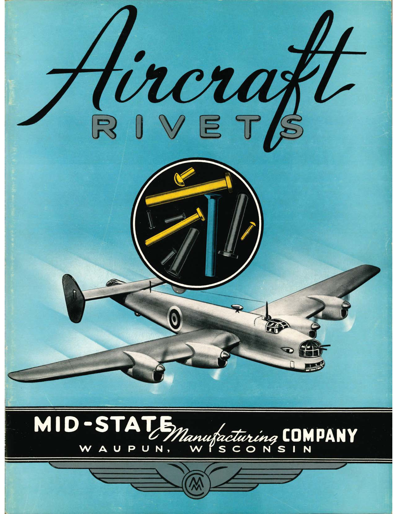 Sample page 1 from AirCorps Library document: Aircraft Rivets - Mid-State Manufacturing Co