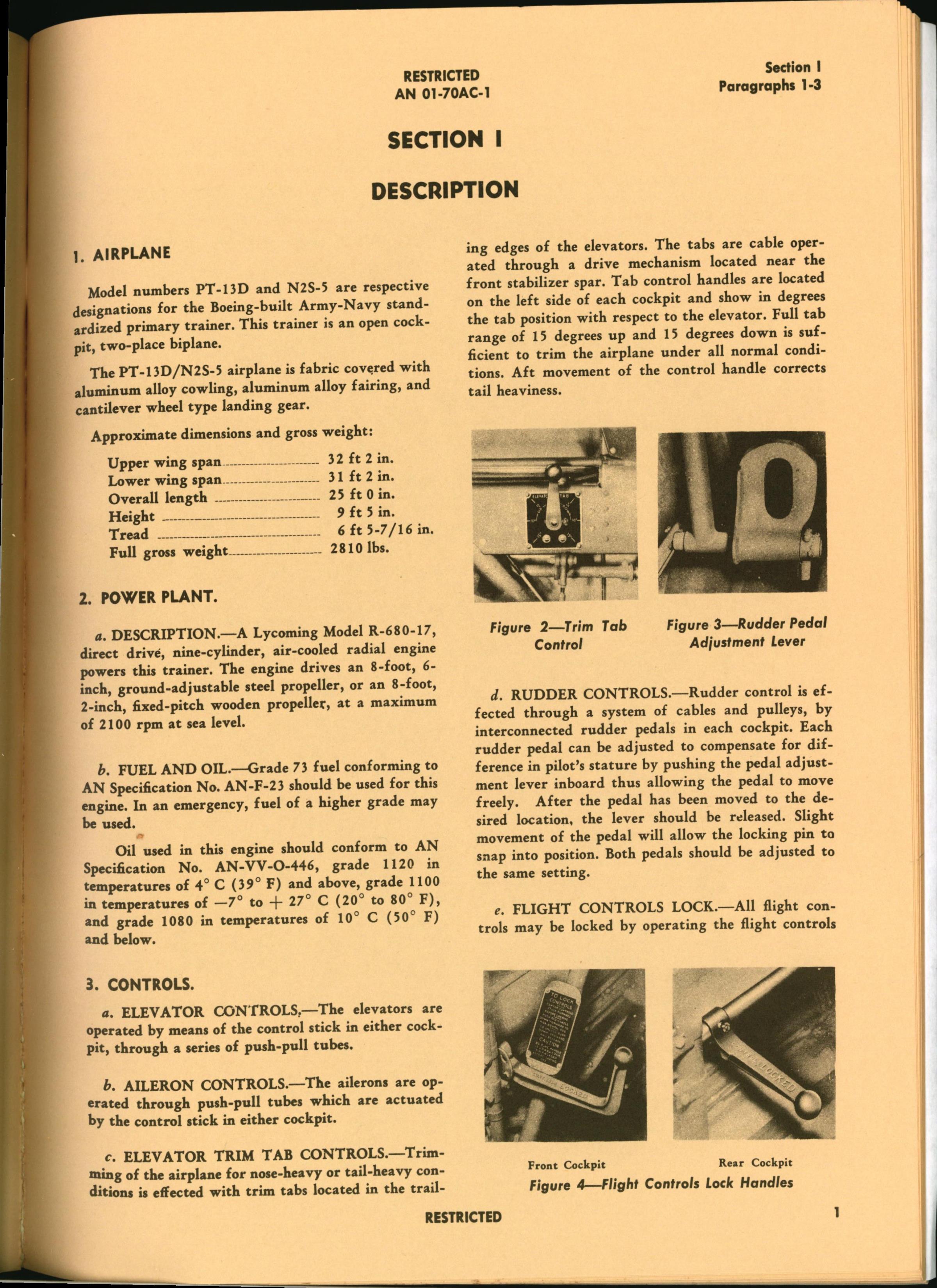 Sample page 3 from AirCorps Library document: Stearman Pilot's Handbook