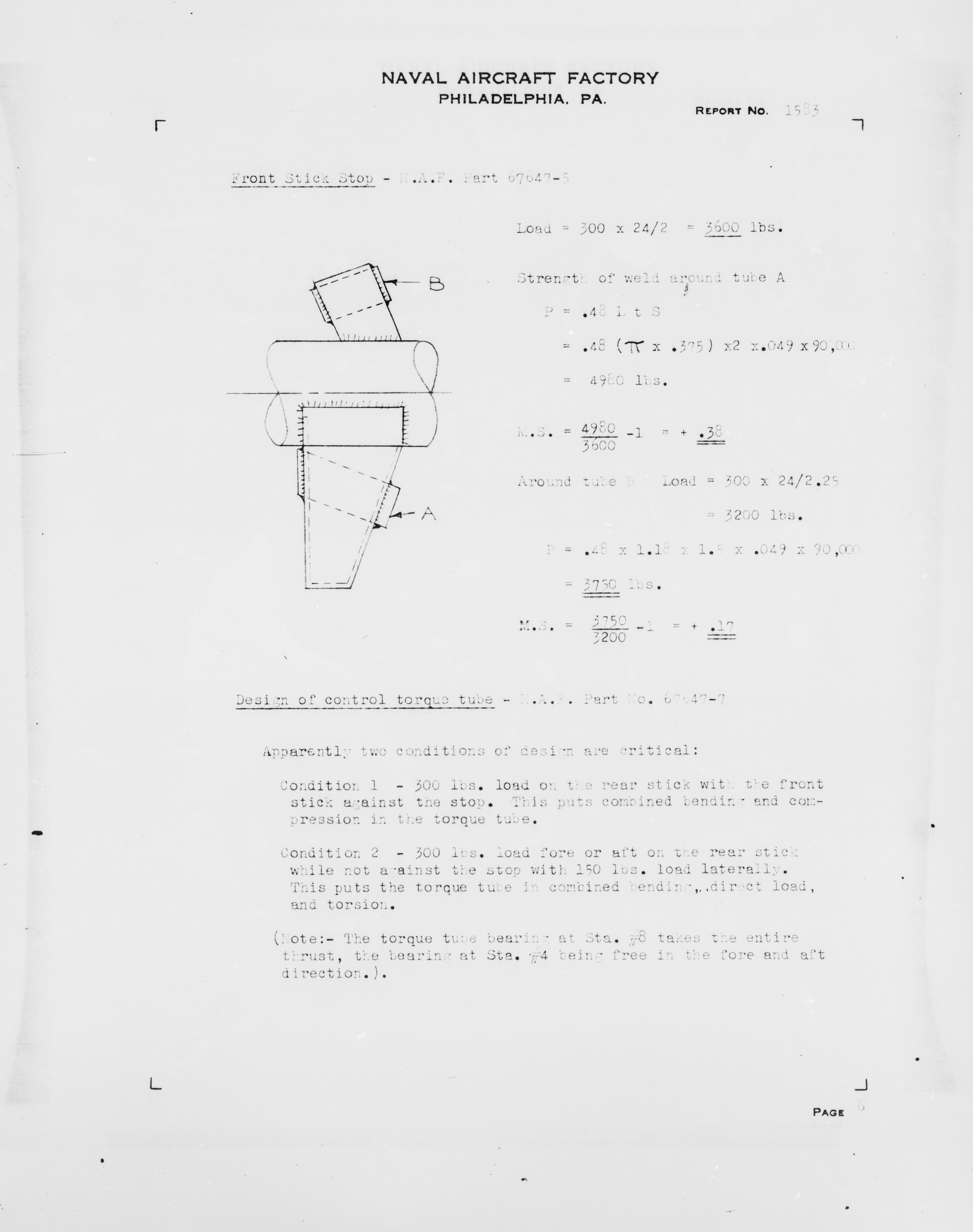 Sample page 10 from AirCorps Library document: Analysis of Surface Controls for Model N3N-3 Airplane