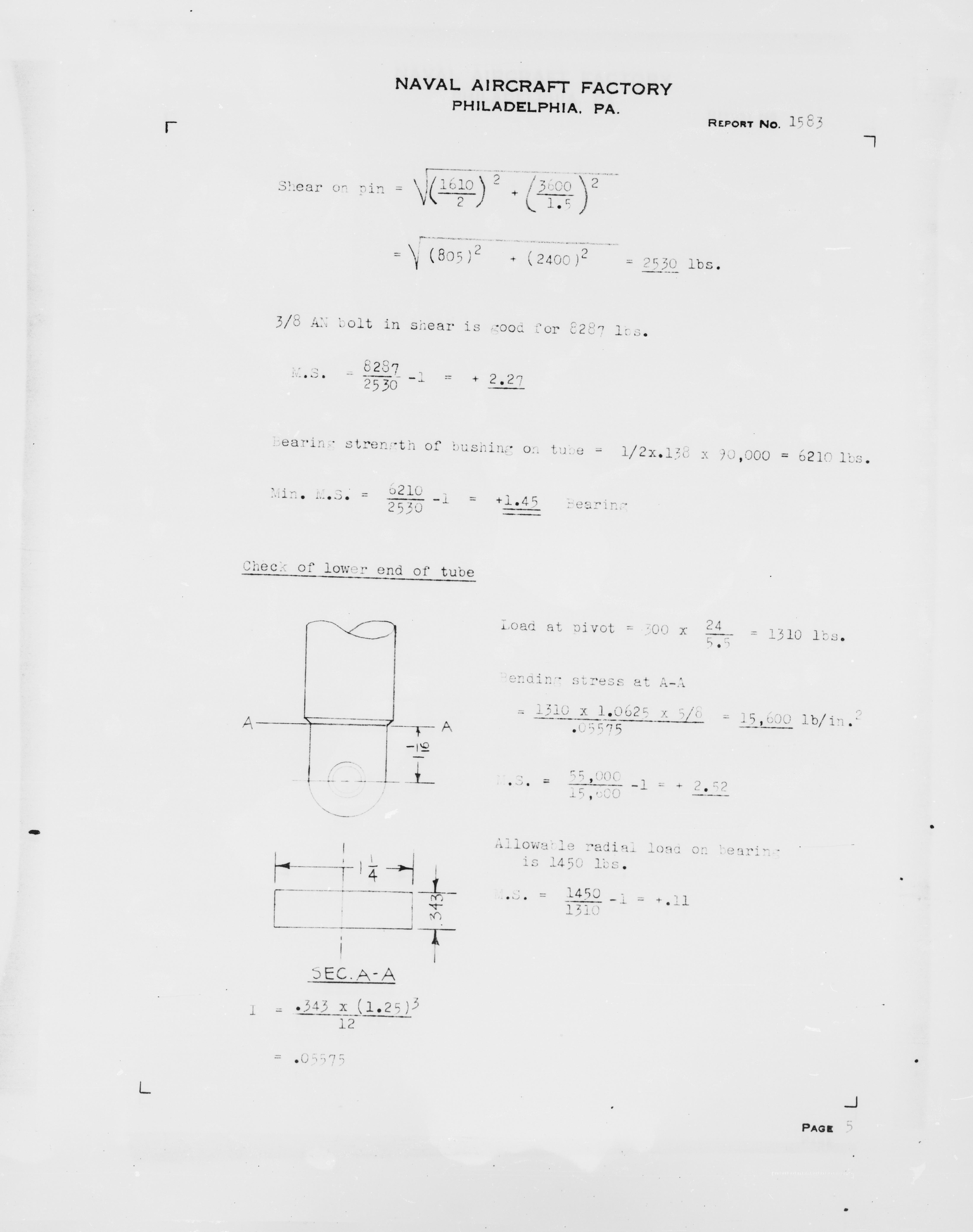 Sample page 9 from AirCorps Library document: Analysis of Surface Controls for Model N3N-3 Airplane