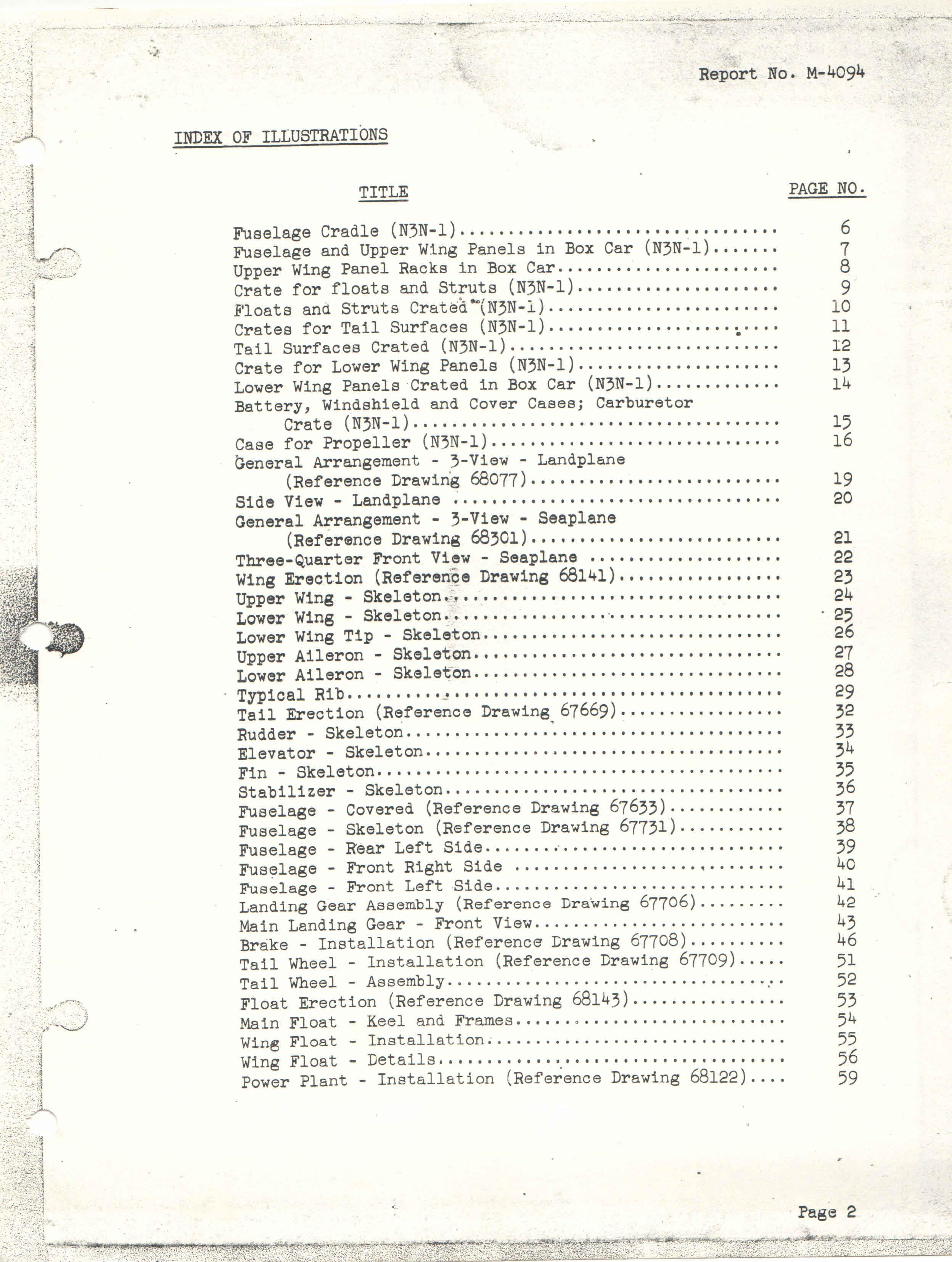 Sample page 3 from AirCorps Library document: Erection and Maintenance for Model N3N-3