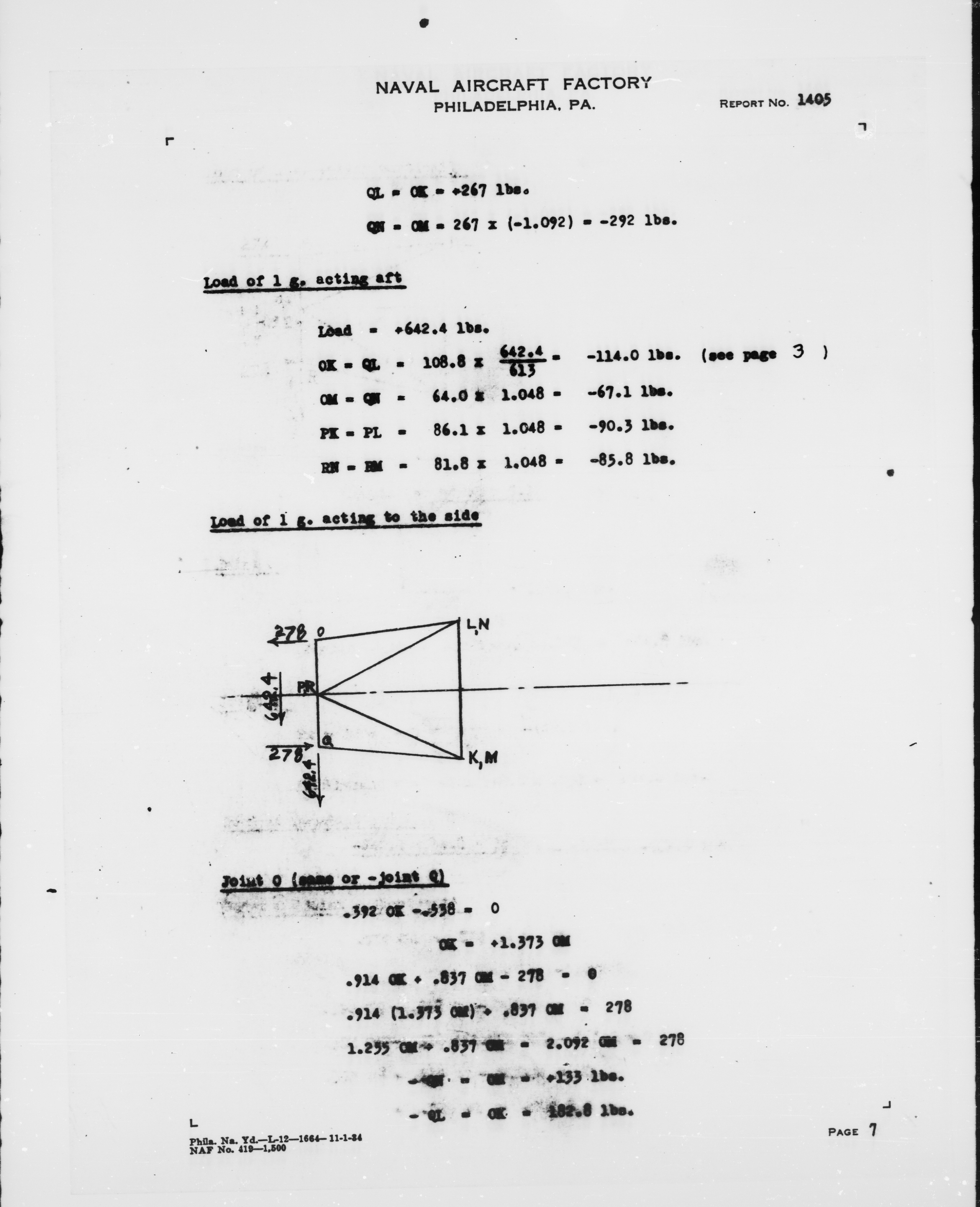 Sample page 13 from AirCorps Library document: Engine Mount Analysis for Model N3N-3 Airplane