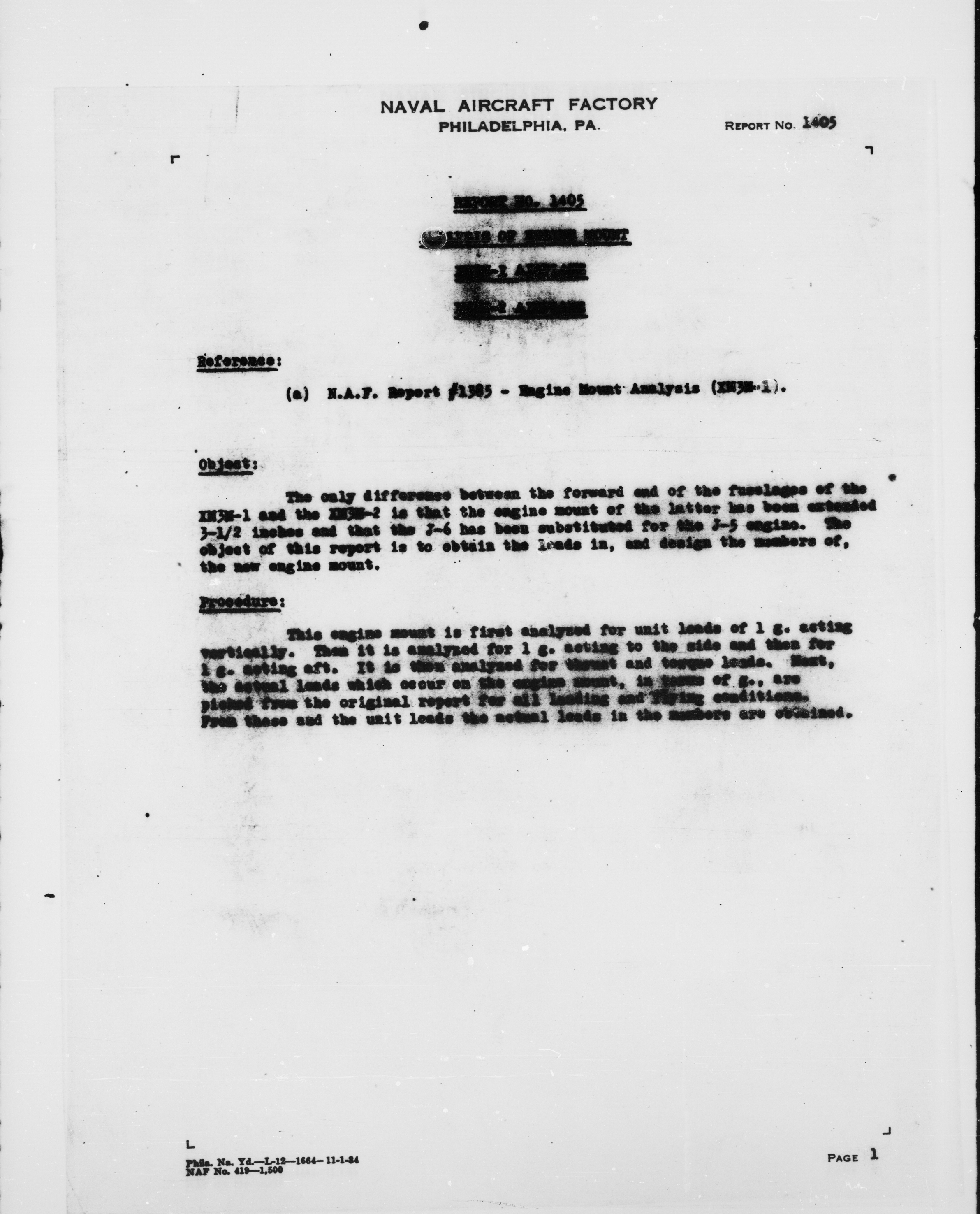 Sample page 7 from AirCorps Library document: Engine Mount Analysis for Model N3N-3 Airplane