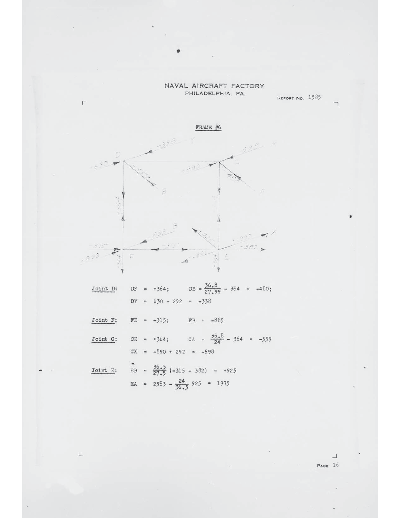 Sample page 21 from AirCorps Library document: Fuselage Stress Analysis for Model N3N-3 Airplane