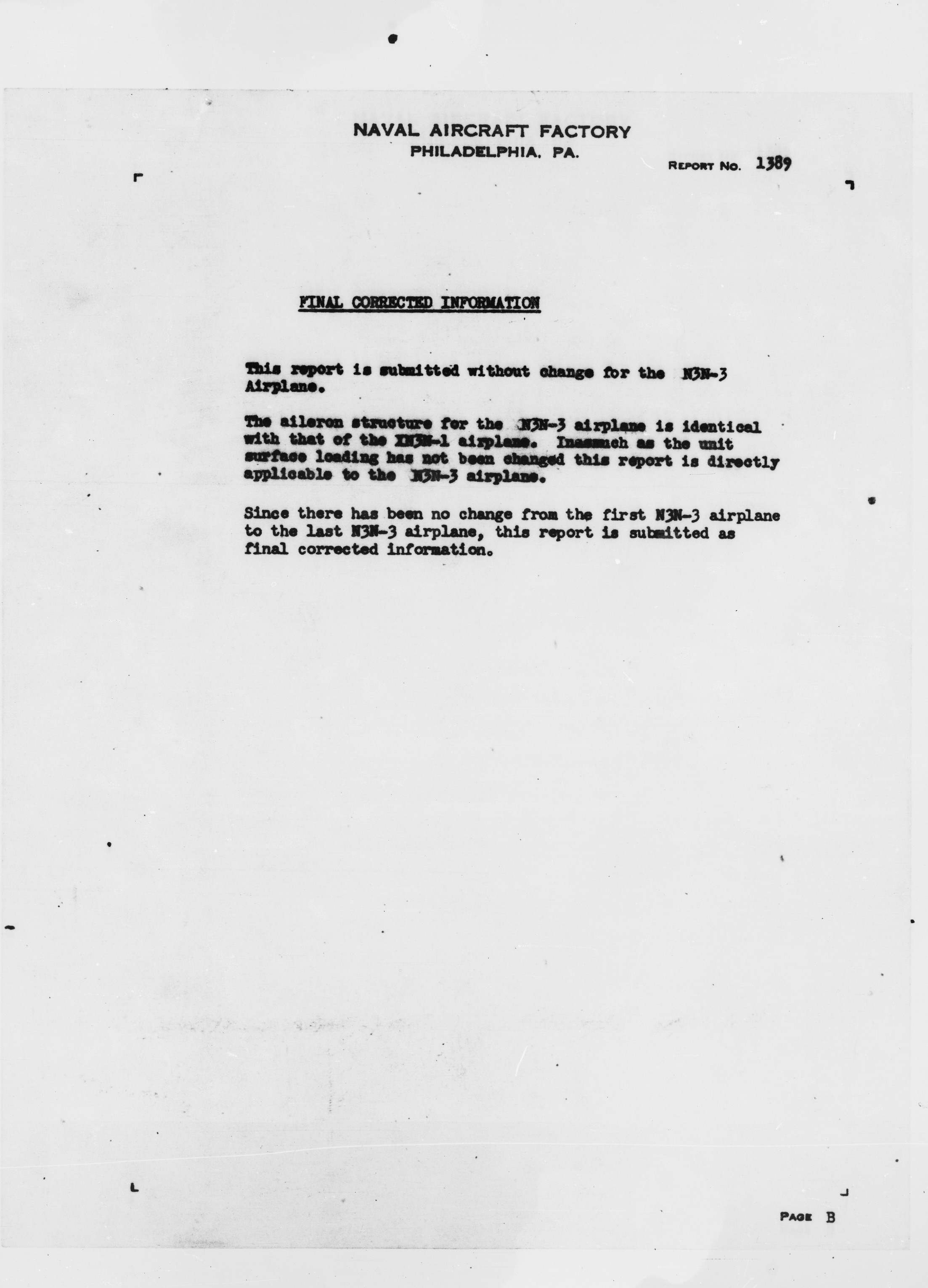 Sample page 4 from AirCorps Library document: Structural Analysis of Aileron for N3N-3 Airplanes