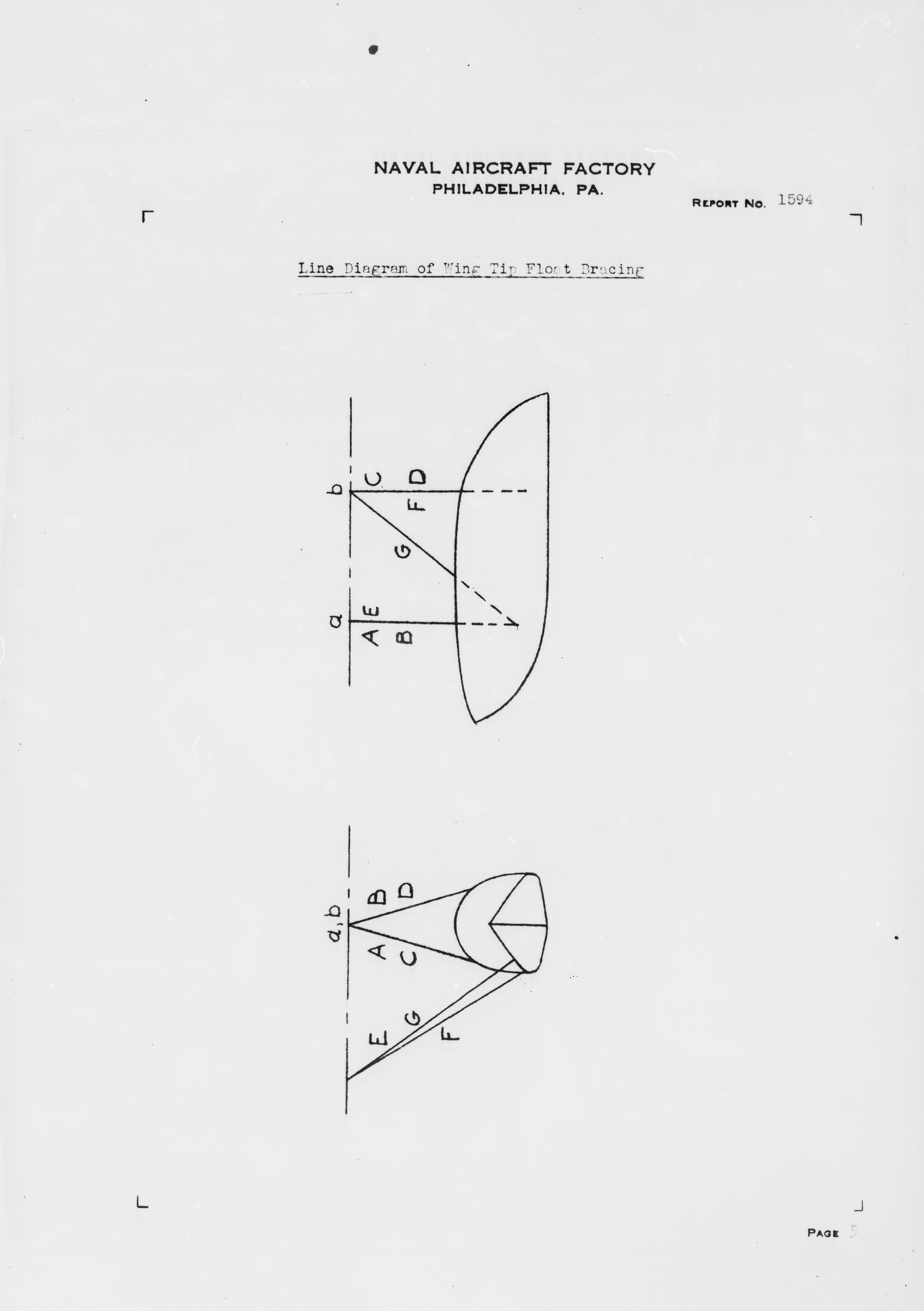 Sample page 9 from AirCorps Library document: Float (Wing Tip) Bracing and Structural Analysis for Model N3N-3 Airplane