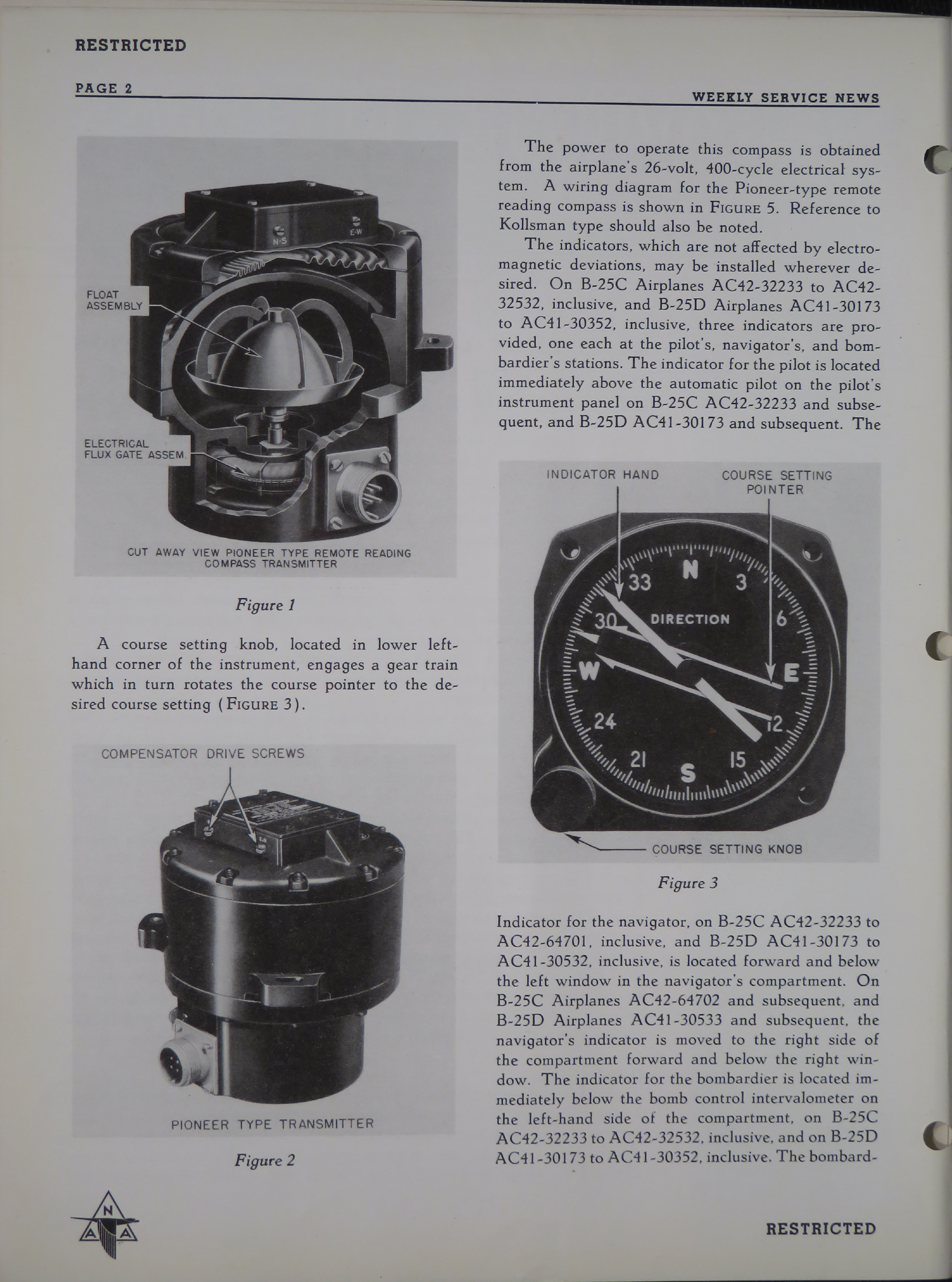 Sample page 2 from AirCorps Library document: Volume 1, No. 40 - Weekly Service News