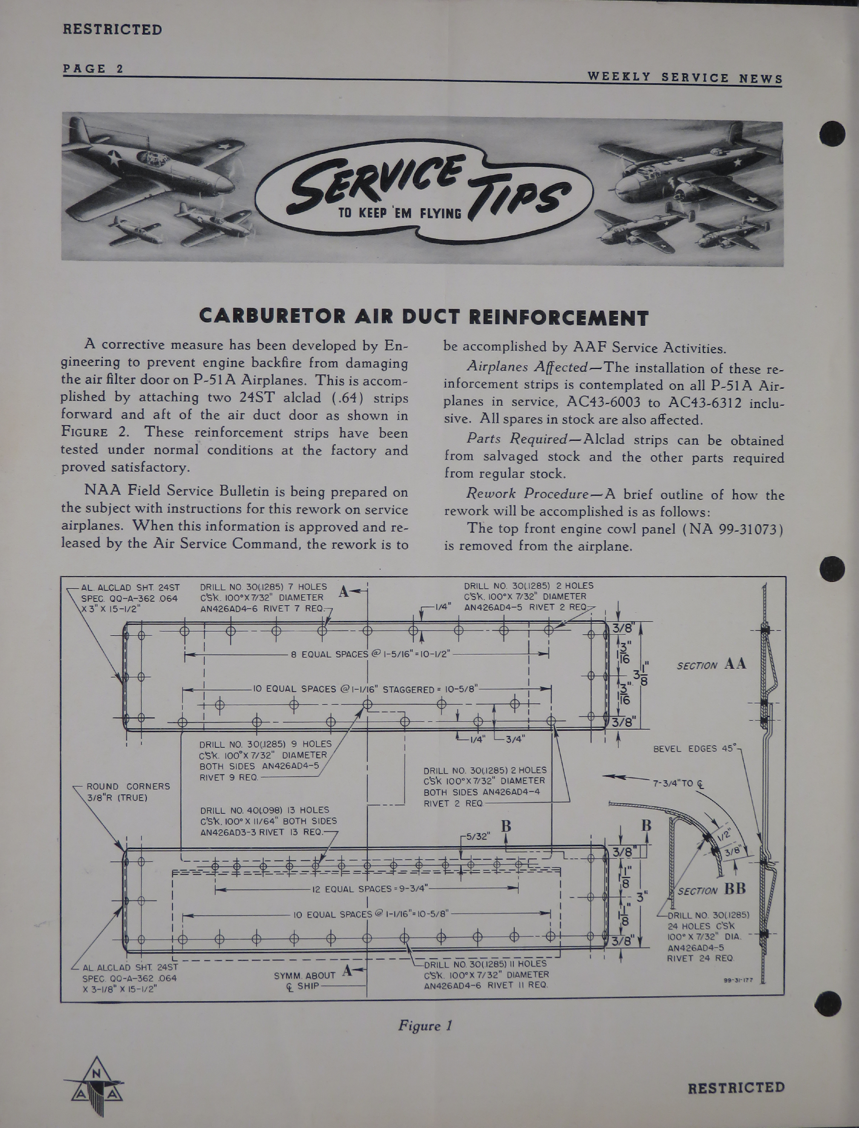 Sample page 2 from AirCorps Library document: Volume 1, No. 49 - Weekly Service News