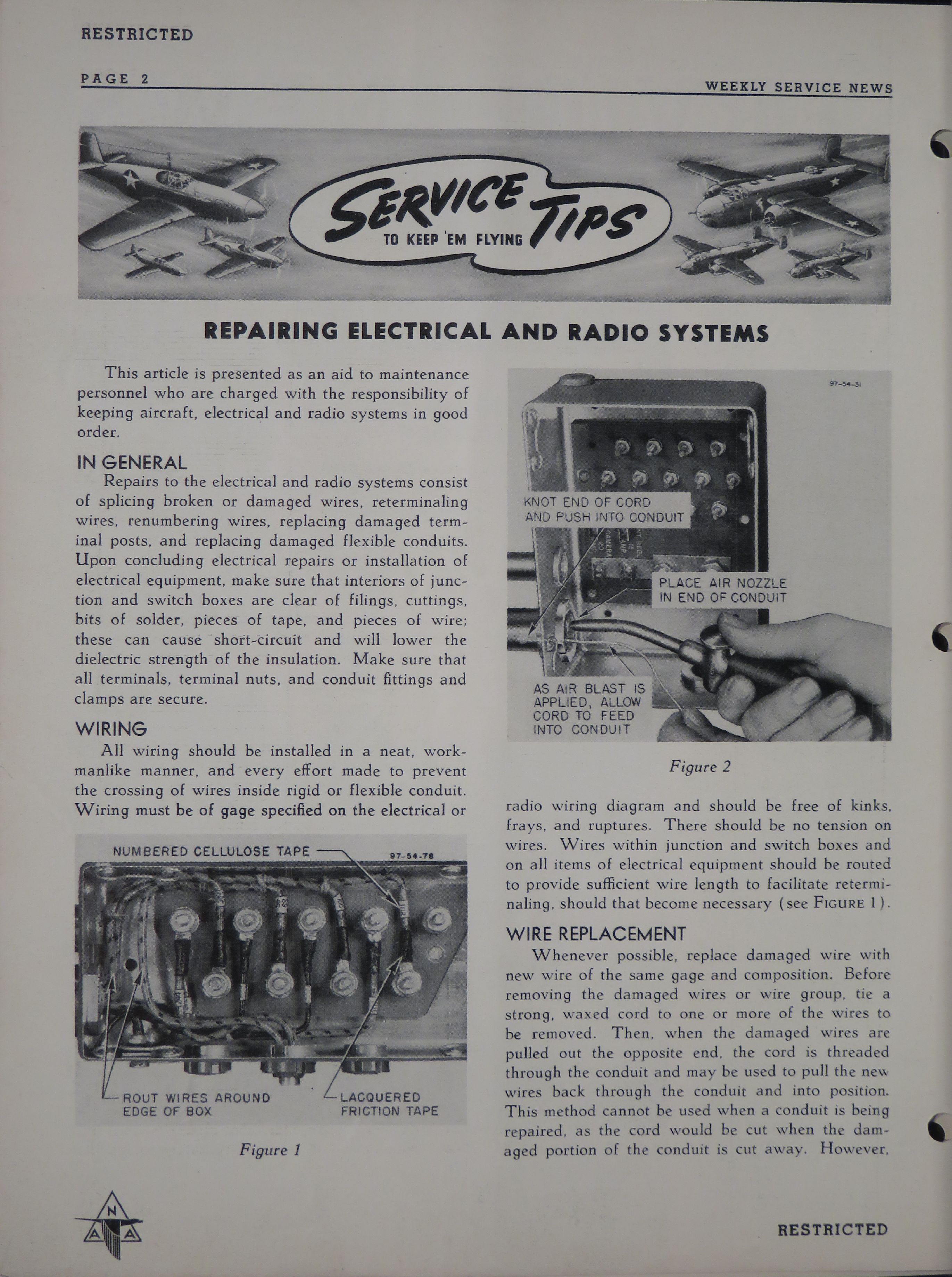 Sample page 2 from AirCorps Library document: Volume 1, No. 50 - Weekly Service News
