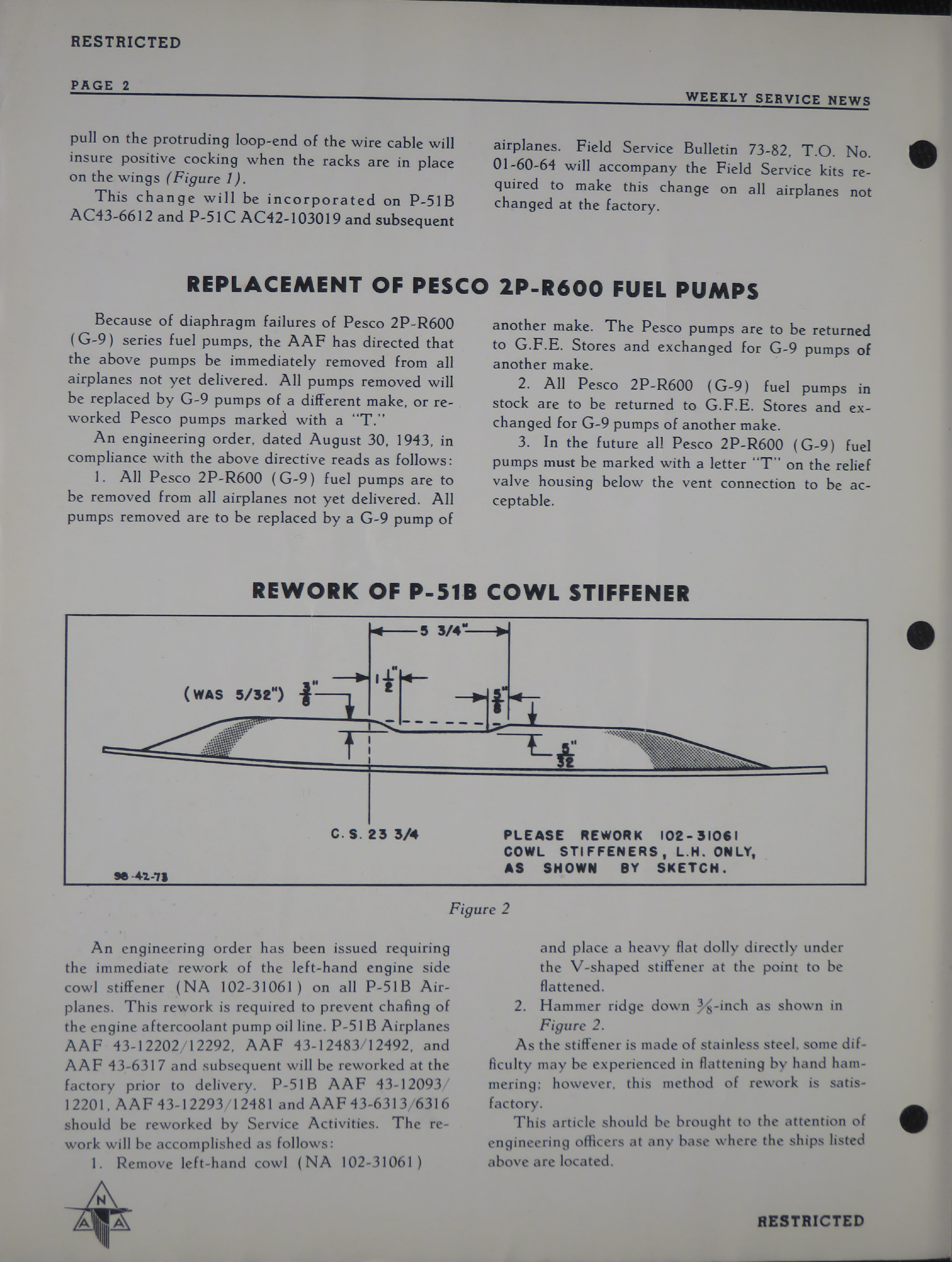 Sample page 2 from AirCorps Library document: Volume 2, No. 4 - Weekly Service News