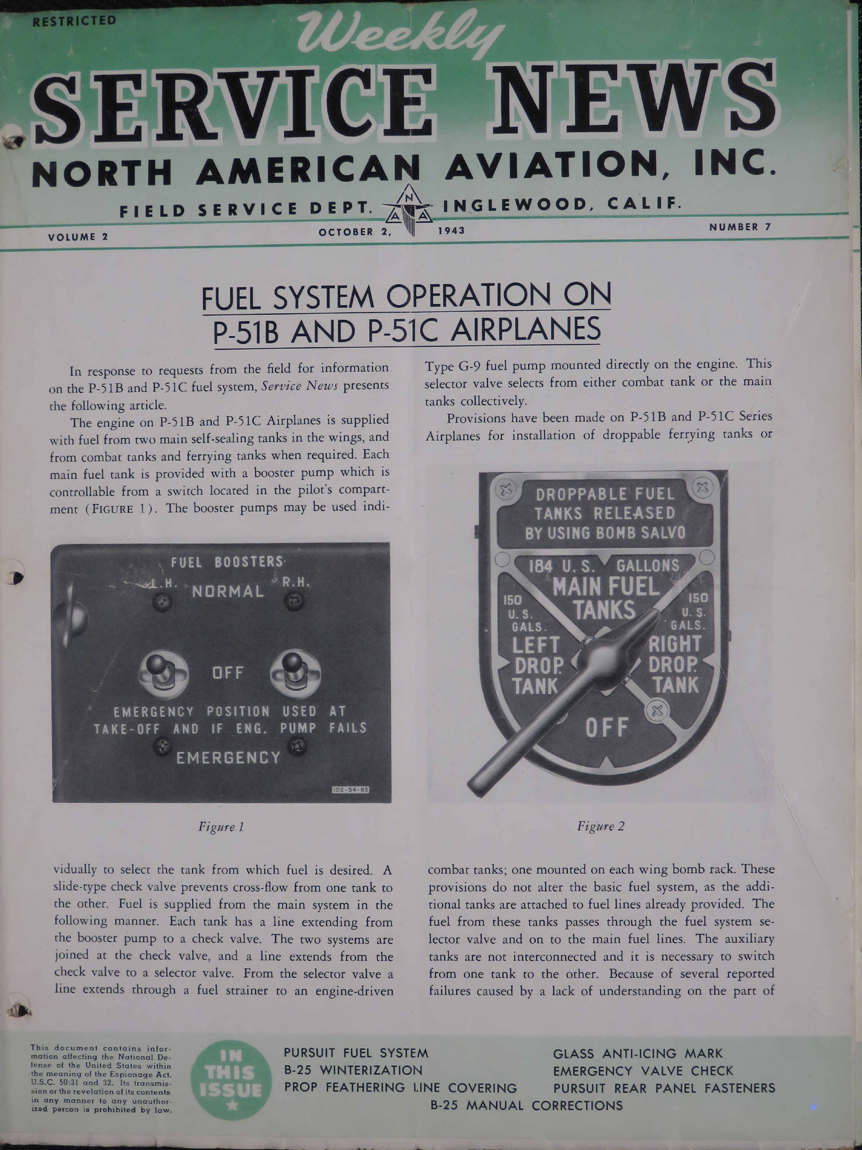 Sample page 1 from AirCorps Library document: Volume 2, No. 7 - Weekly Service News