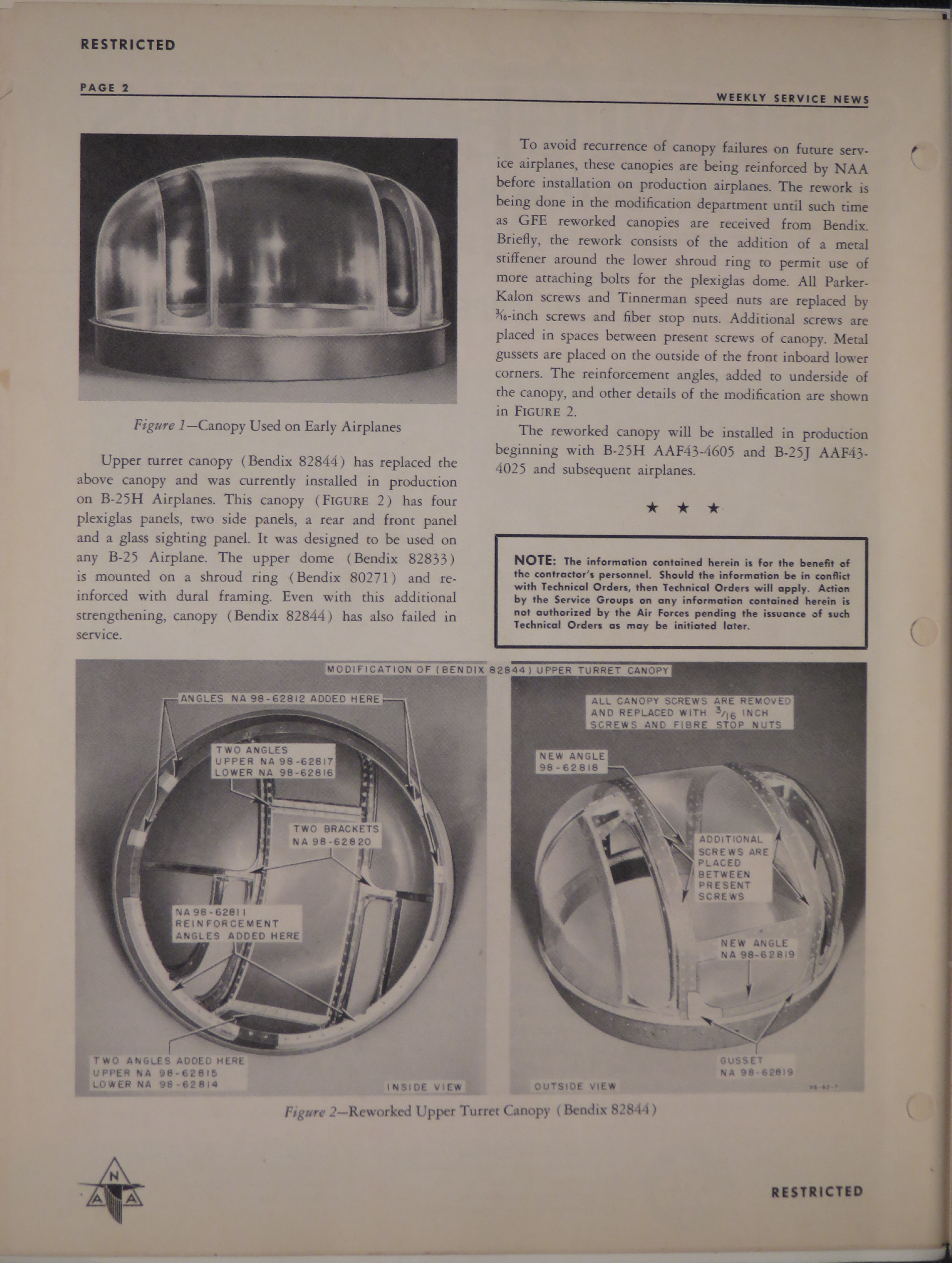 Sample page 2 from AirCorps Library document: Volume 2, No. 28 - Weekly Service News